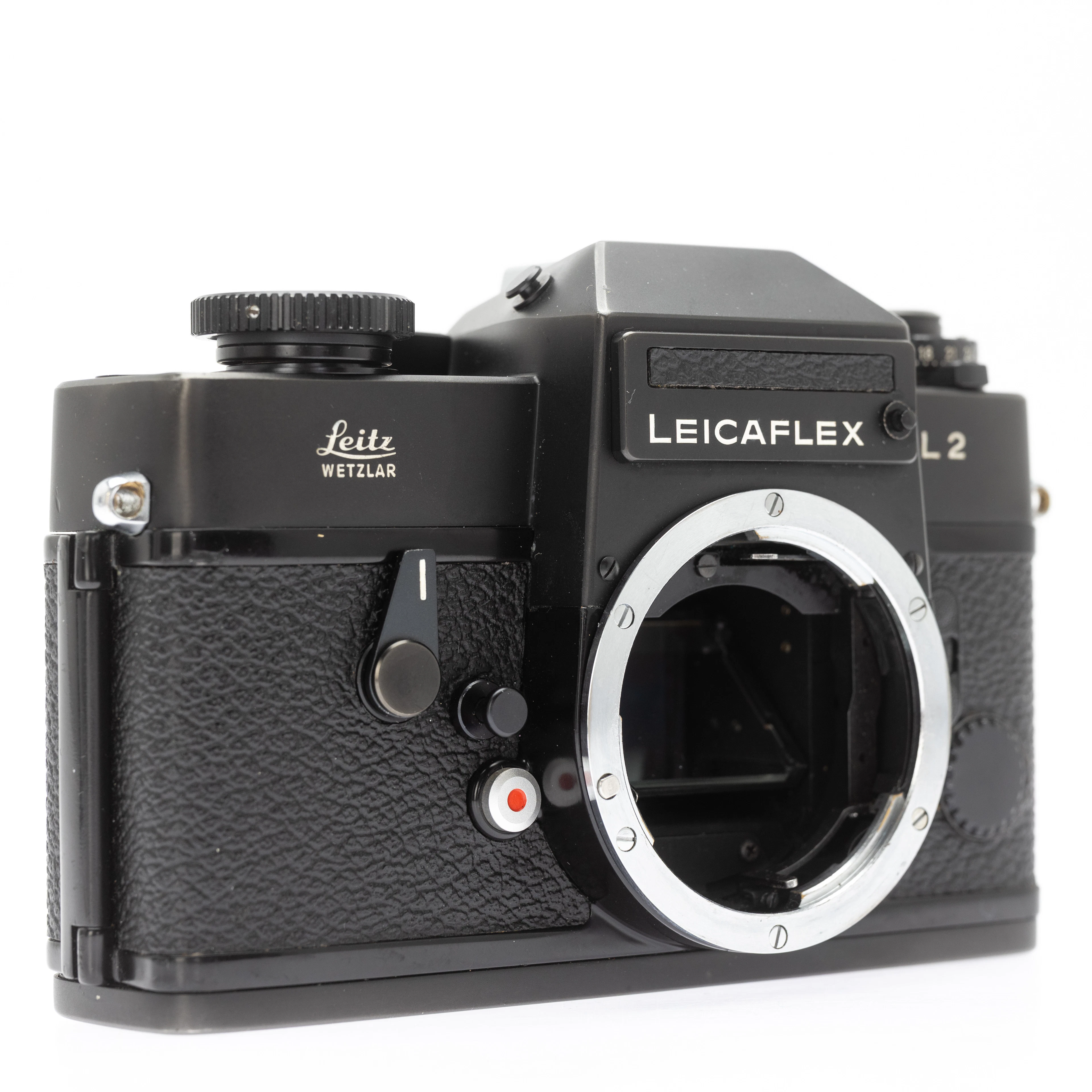 Leicaflex SL 2 black, 35mm-Spiegelreflexkamera ( SN 1389516 ).