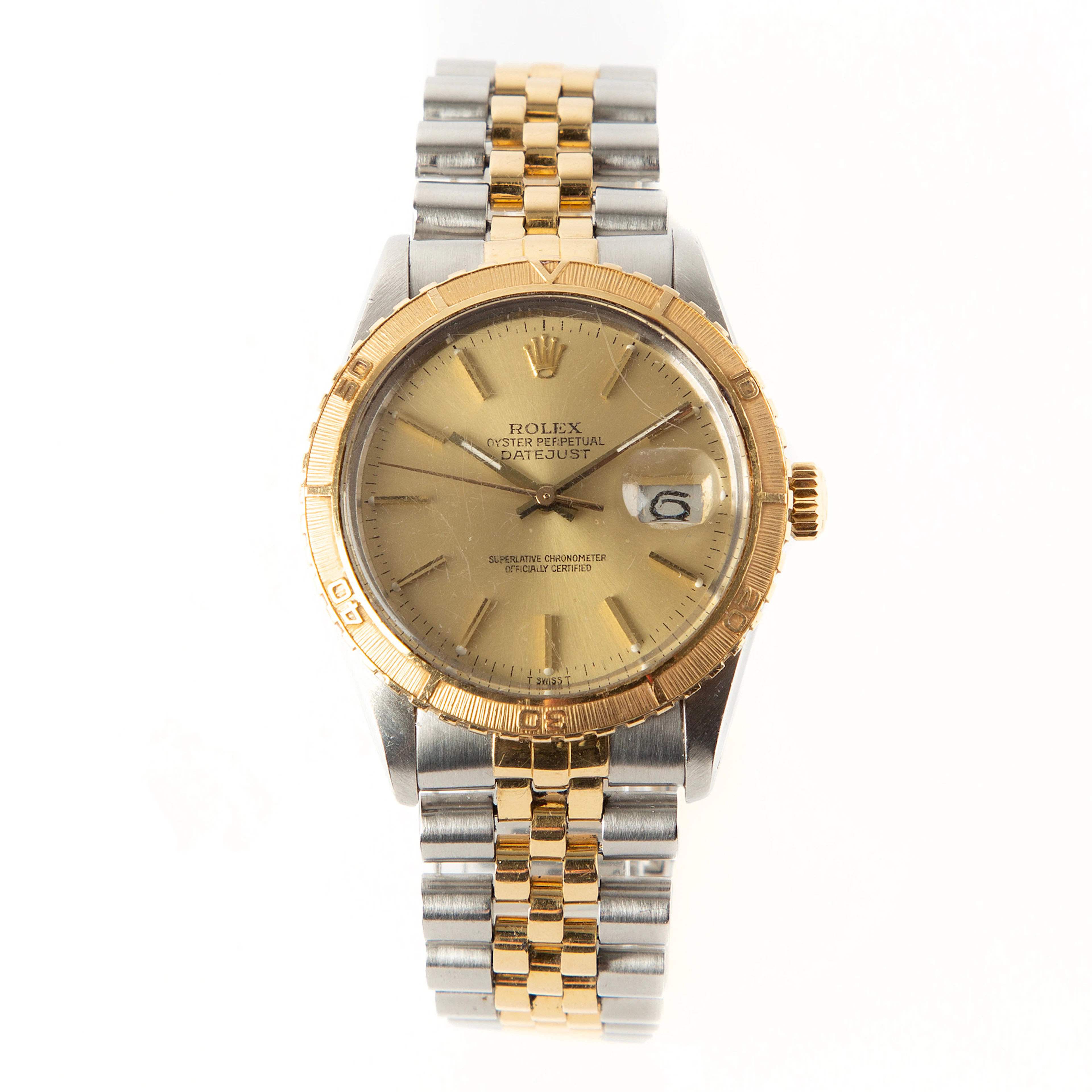 ROLEX, Oyster Perpetual, Datejust, Chronometer, Turn-O-graph, armbandsur