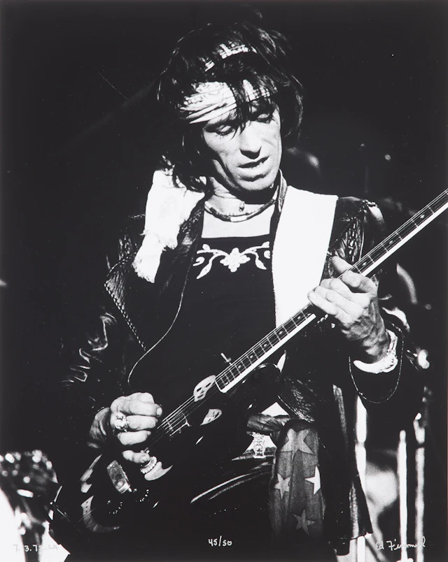 ED FINNELL (USA/Sverige, född 1956): Keith Richards, Rolling Stones