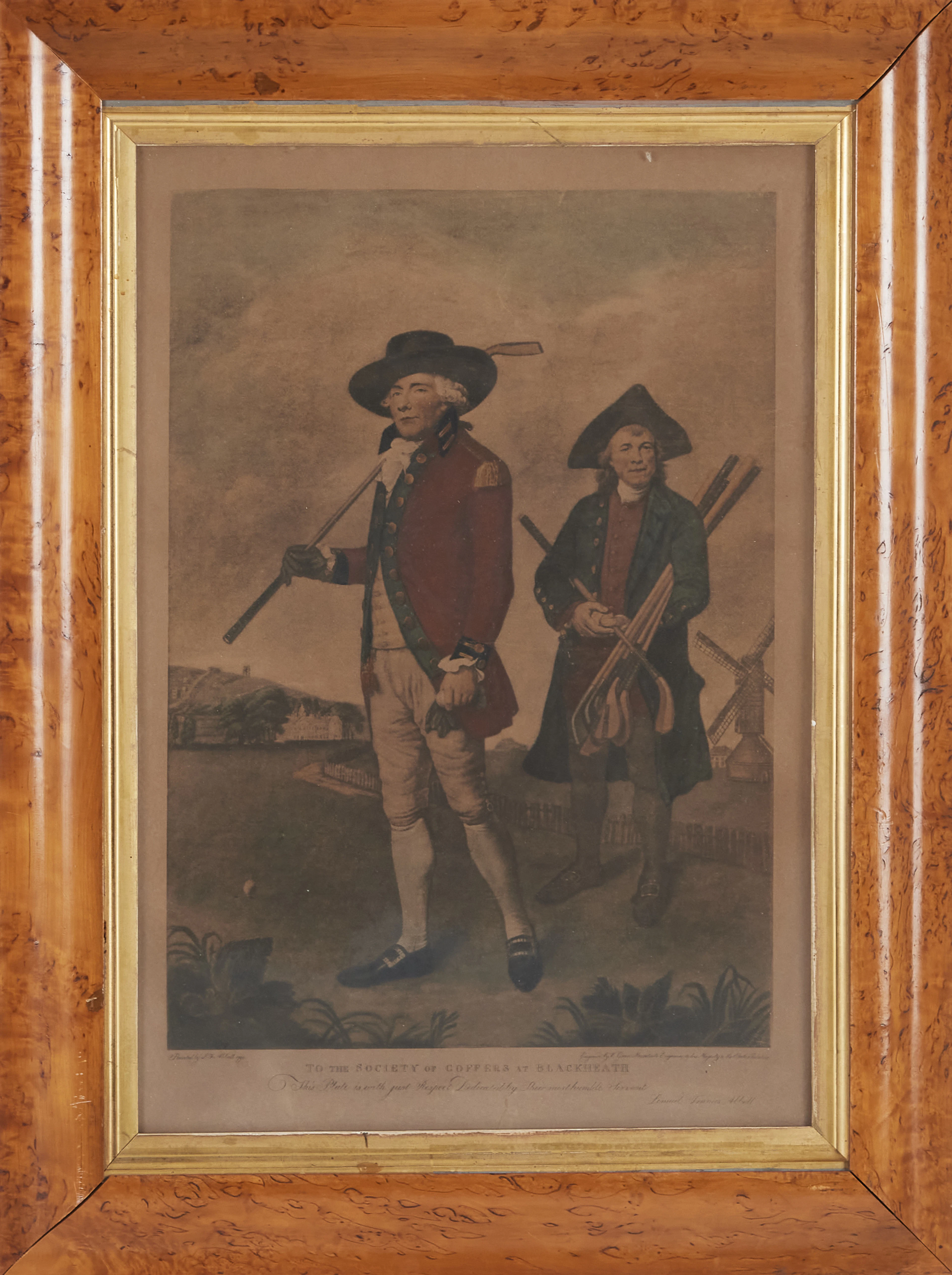 LEMUEL FRANCIS ABBOTT. EFTER. "To the society of Coffers at Blackheath"