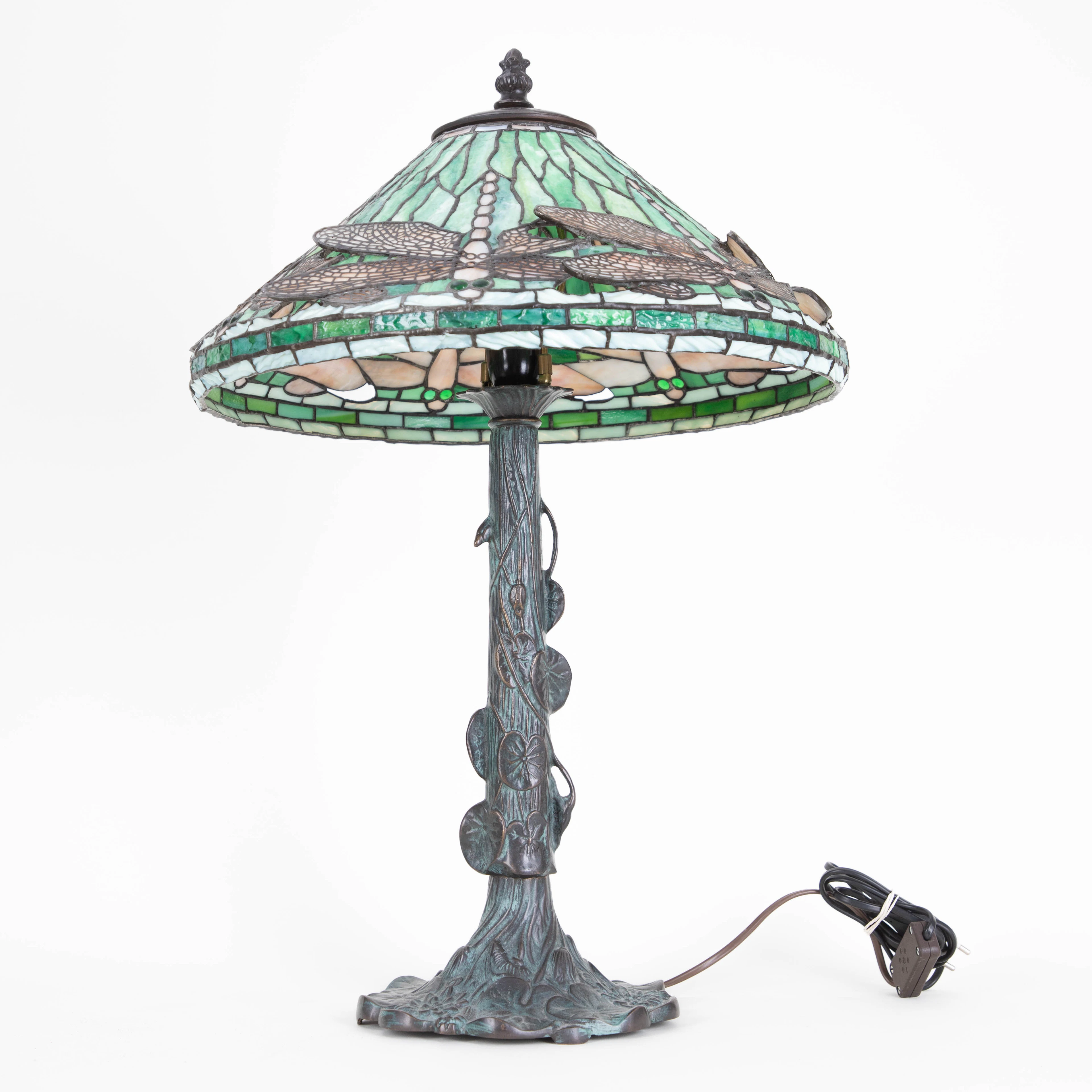 Tischlampe im Tiffany-Stil, Ende 20. Jh.