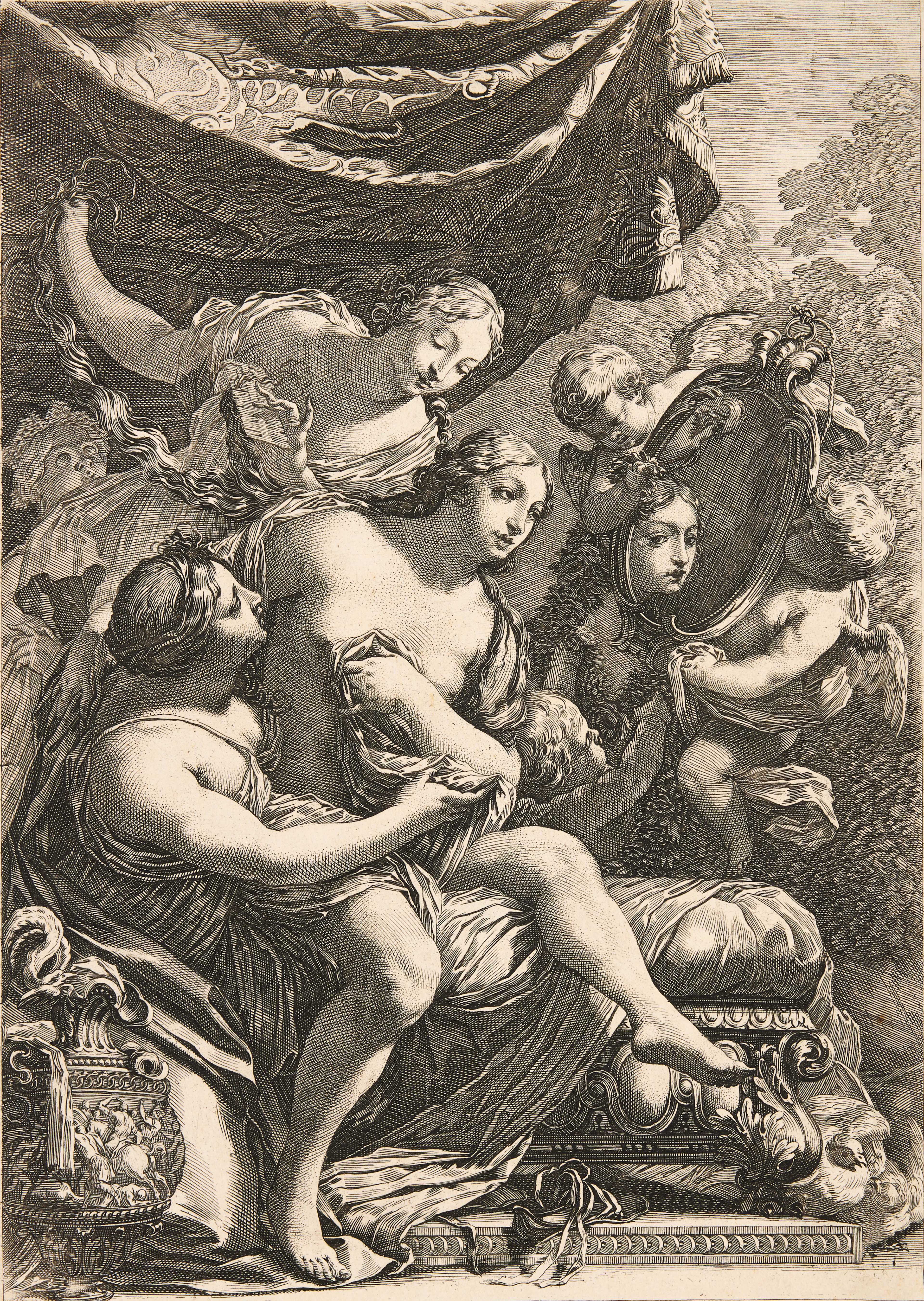 MICHEL DORIGNY (FRANCE 1616-1665) AFTER SIMON VOUET (FRANCE 1590-1649).