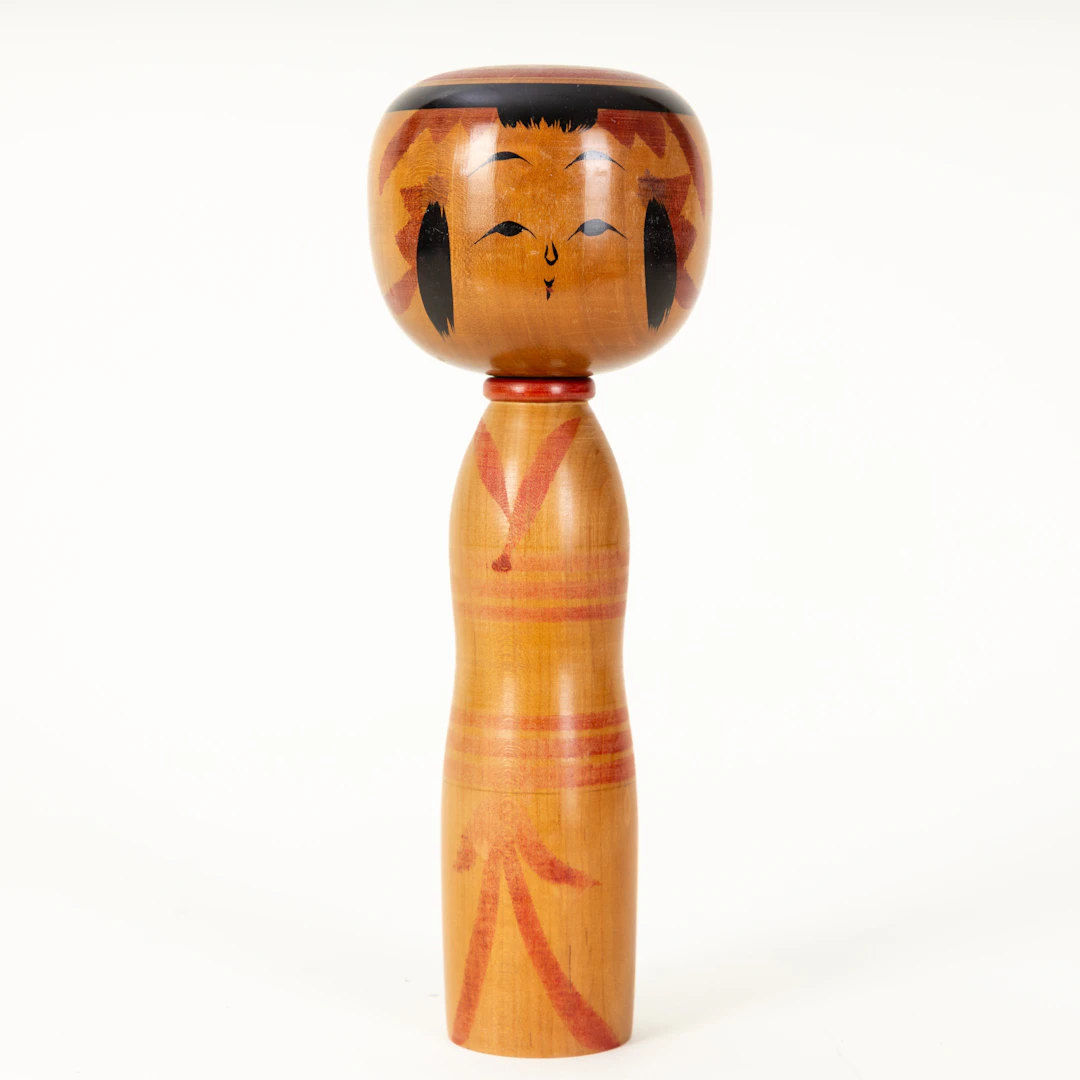 Japanische Kokeshi-Puppe, Shōwa-Zeit.