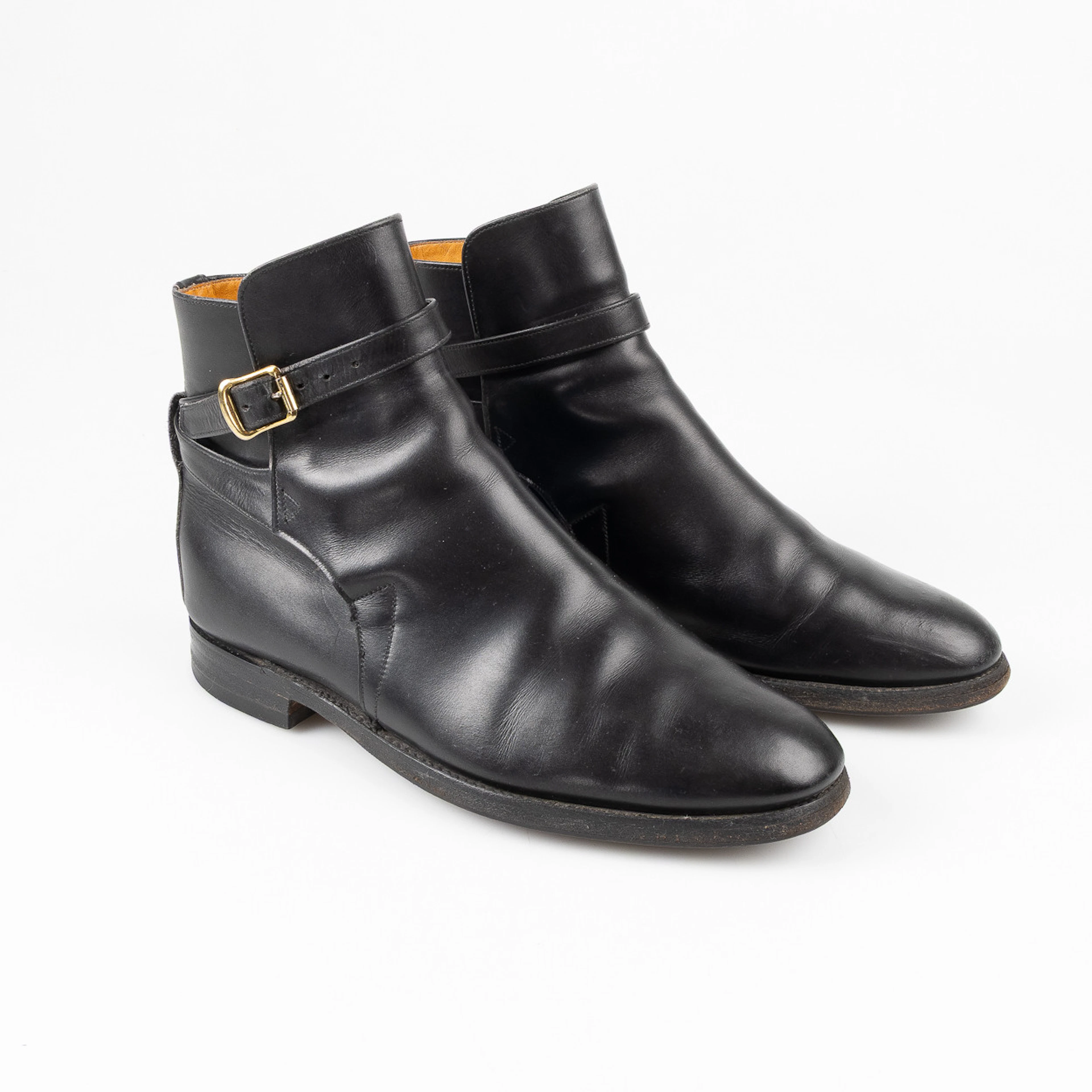 JOHN SPENCER, ENGLAND. Skor, jodhpurs modell "Rugby", storlek 6,5, ca 39/40.