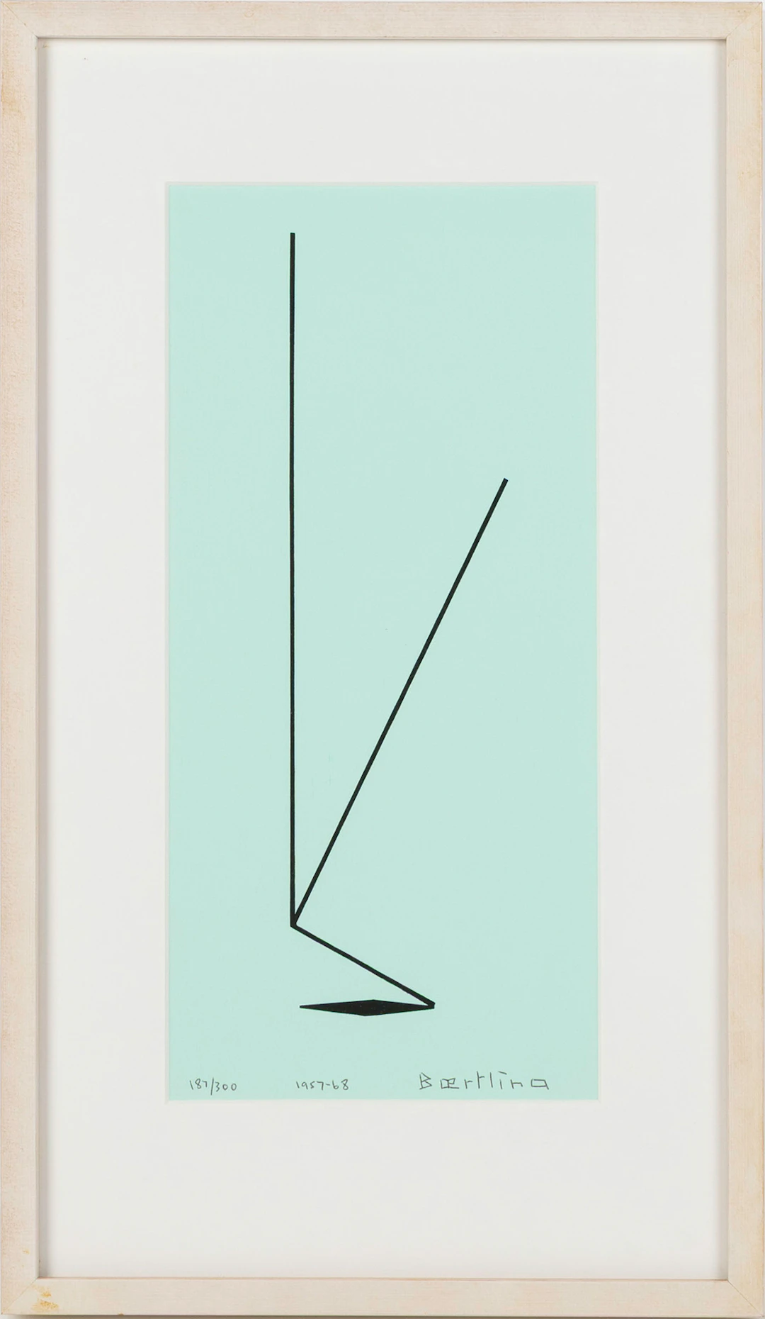 OLLE BAERTLING. "Kero". Färgserigrafi, signerad och numrerad 187/300