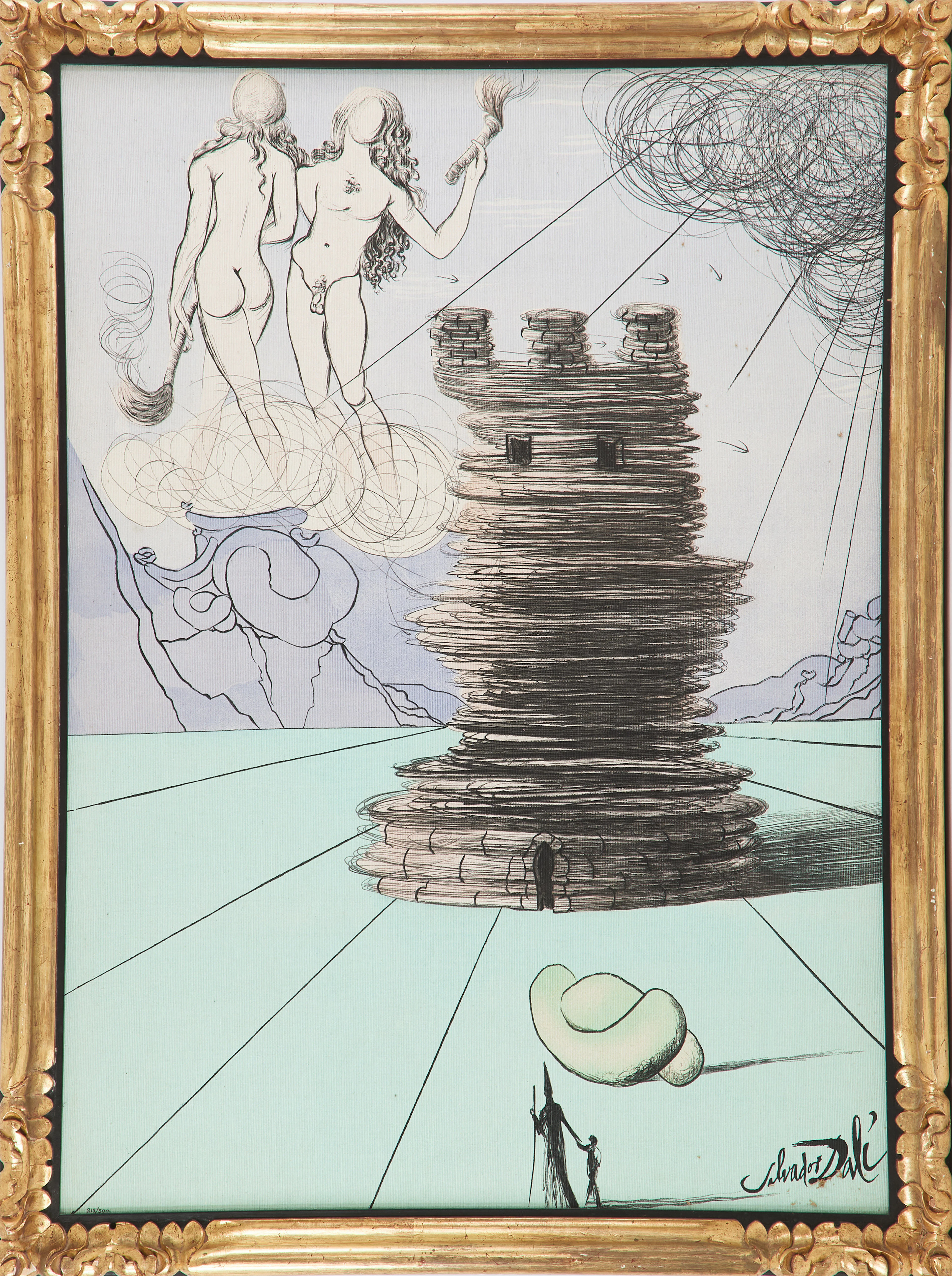 SALVADOR DALÍ. EFTER. Simeon ur serien Twelve Tribes of Israel, väv