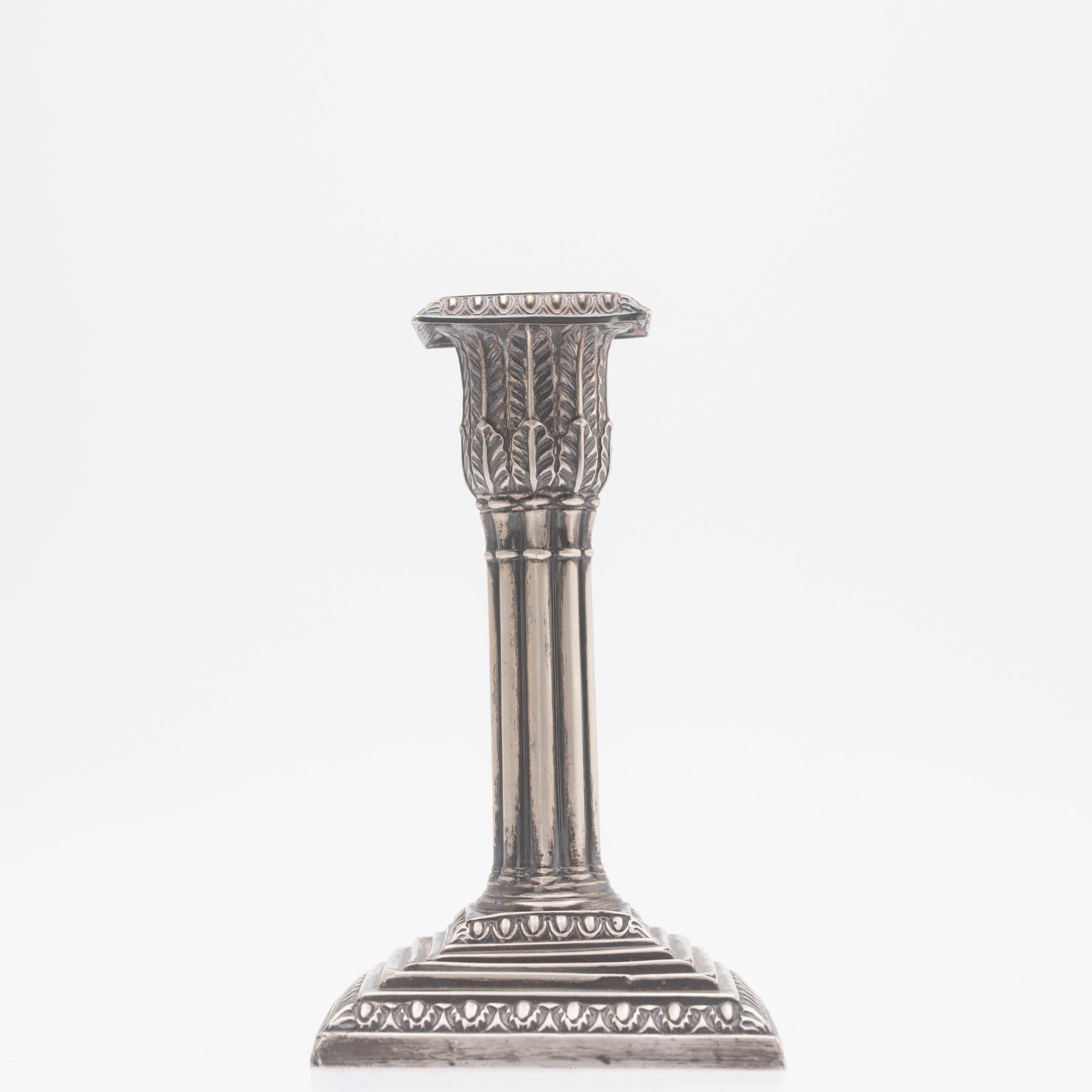 Tafelleuchter, Sterling Silber, London, 1903.