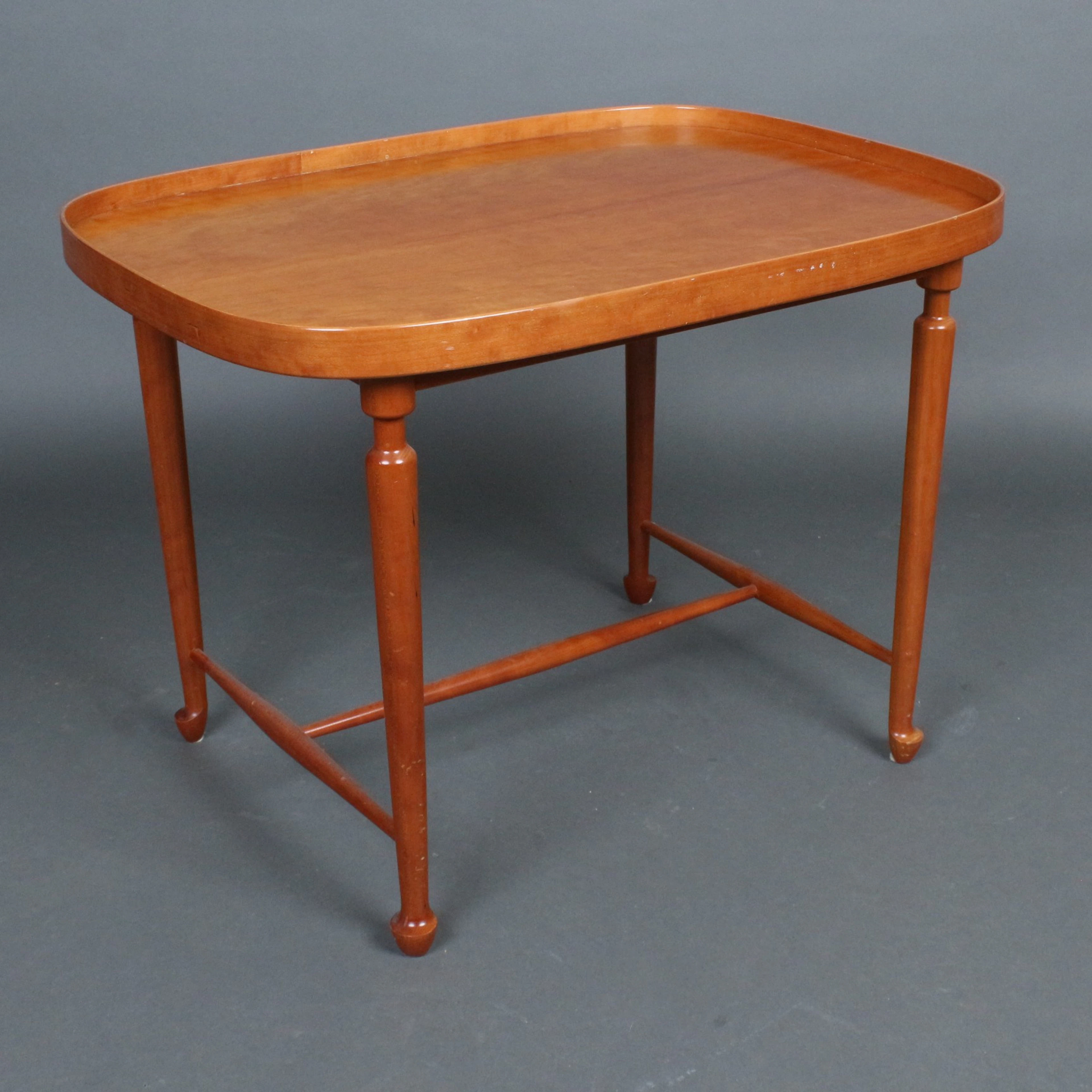 JOSEF FRANK. für Svenskt Tenn, Beistelltisch Modell '' 974 '' , Mahagoni/Birke