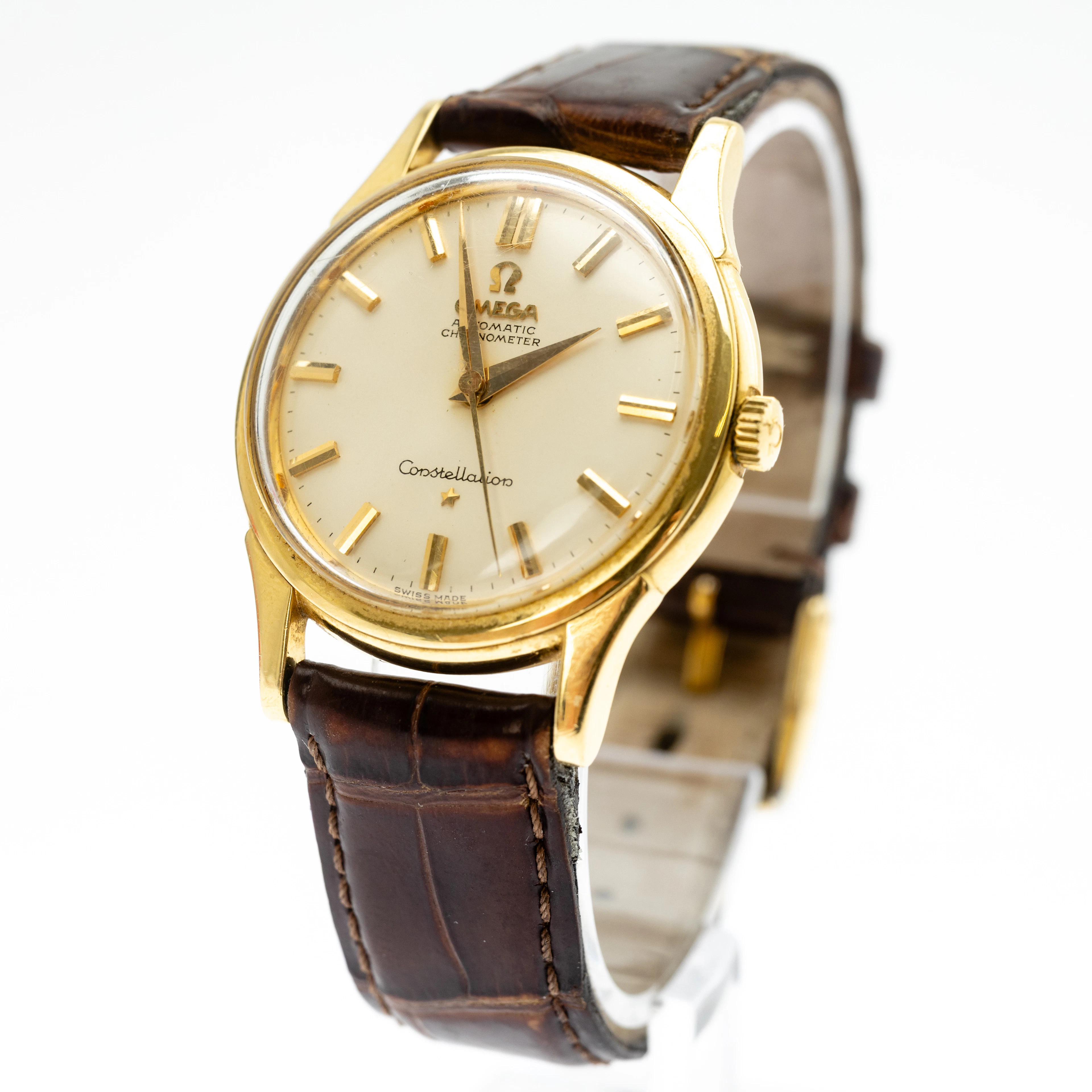 Omega Armbanduhr.