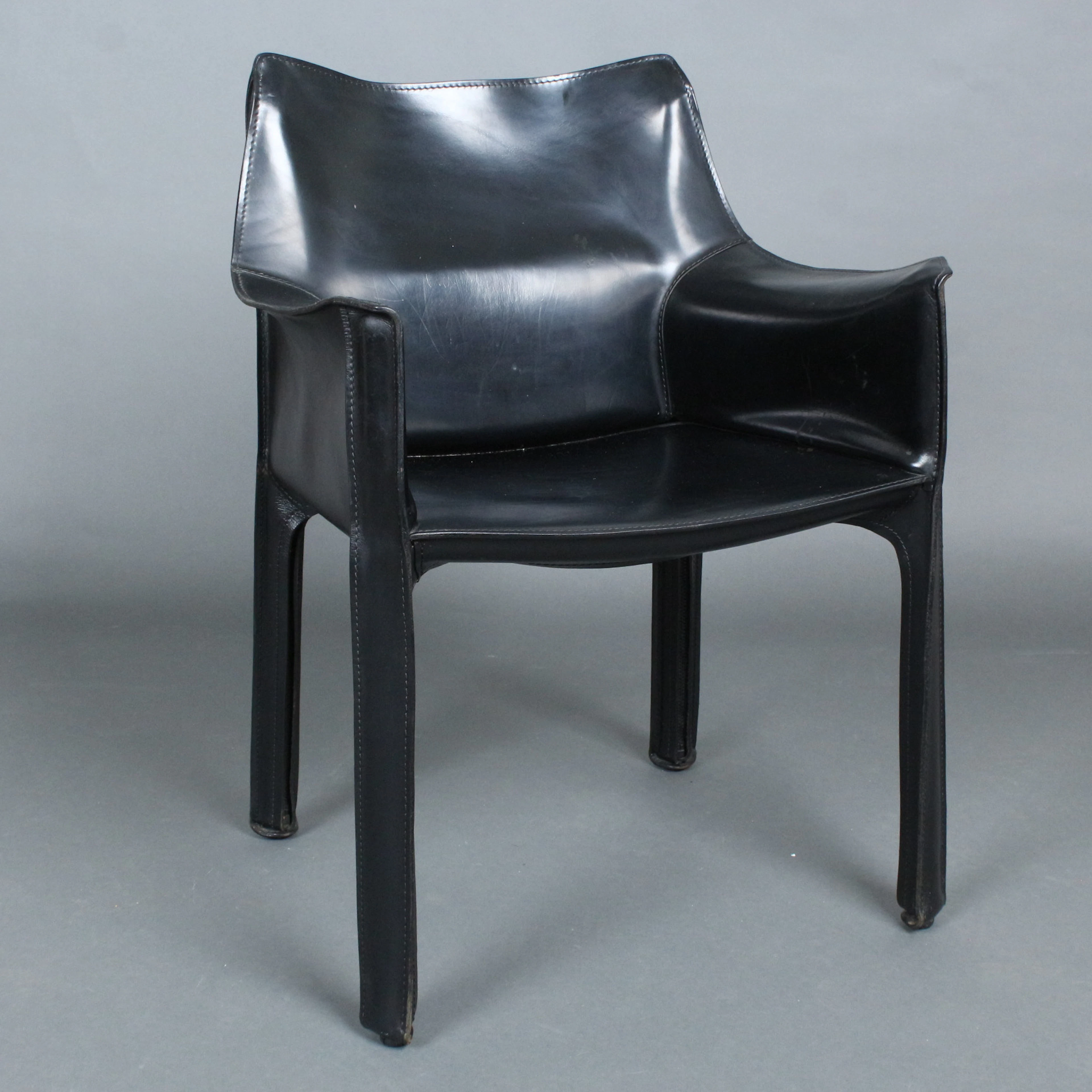 MARIO BELLINI. Cassina. Stuhl / Esszimmerstuhl, Modell '413 Cab'