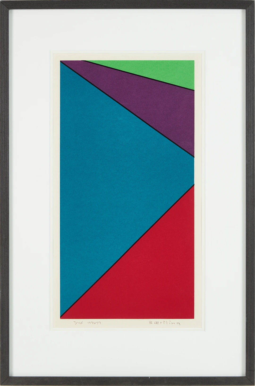 OLLE BAERTLING. Ayare, färgserigrafi, signerad, numrerad 7/125, daterad