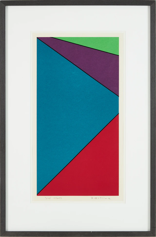 OLLE BAERTLING. Ayare, färgserigrafi, signerad, numrerad 7/125, daterad