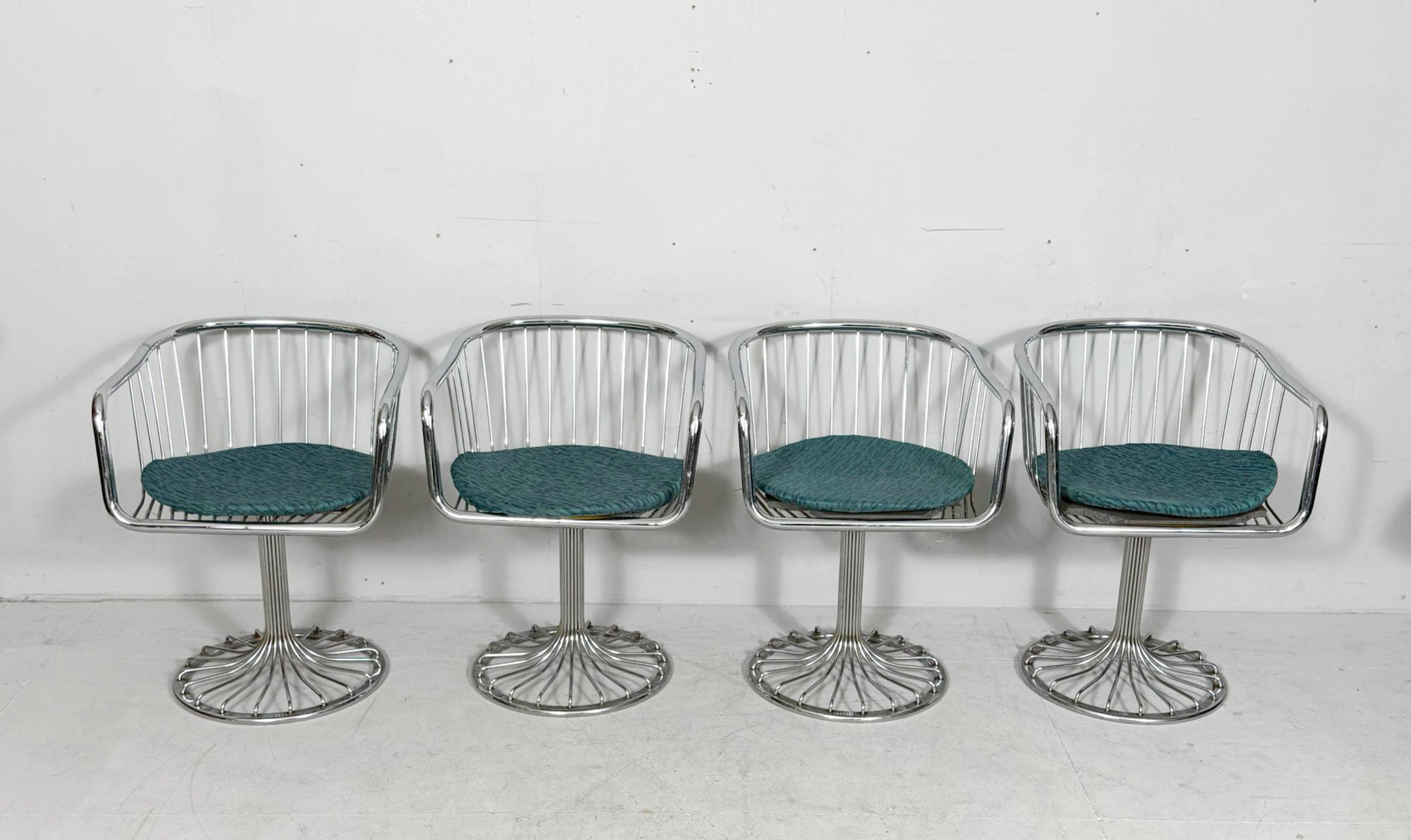 GASTONE RINALDI. Mid Century Sessel/Stühle, Italien, 1970er Jahre.