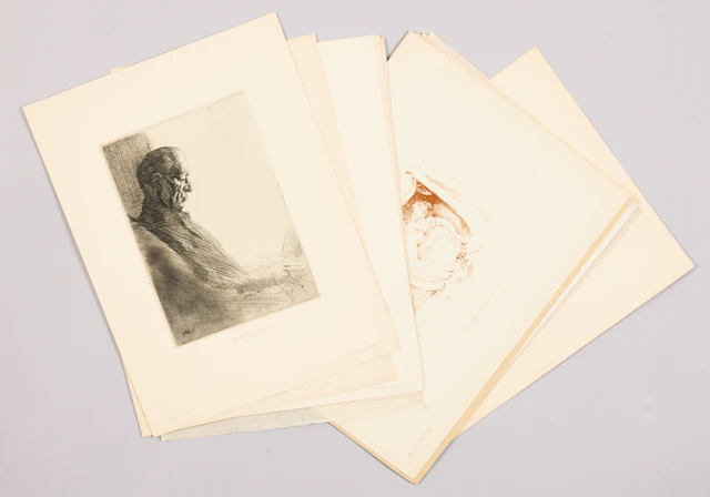 FÖRENINGEN FÖR GRAFISK KONST. Blad ur portföljerna 1908-1918.