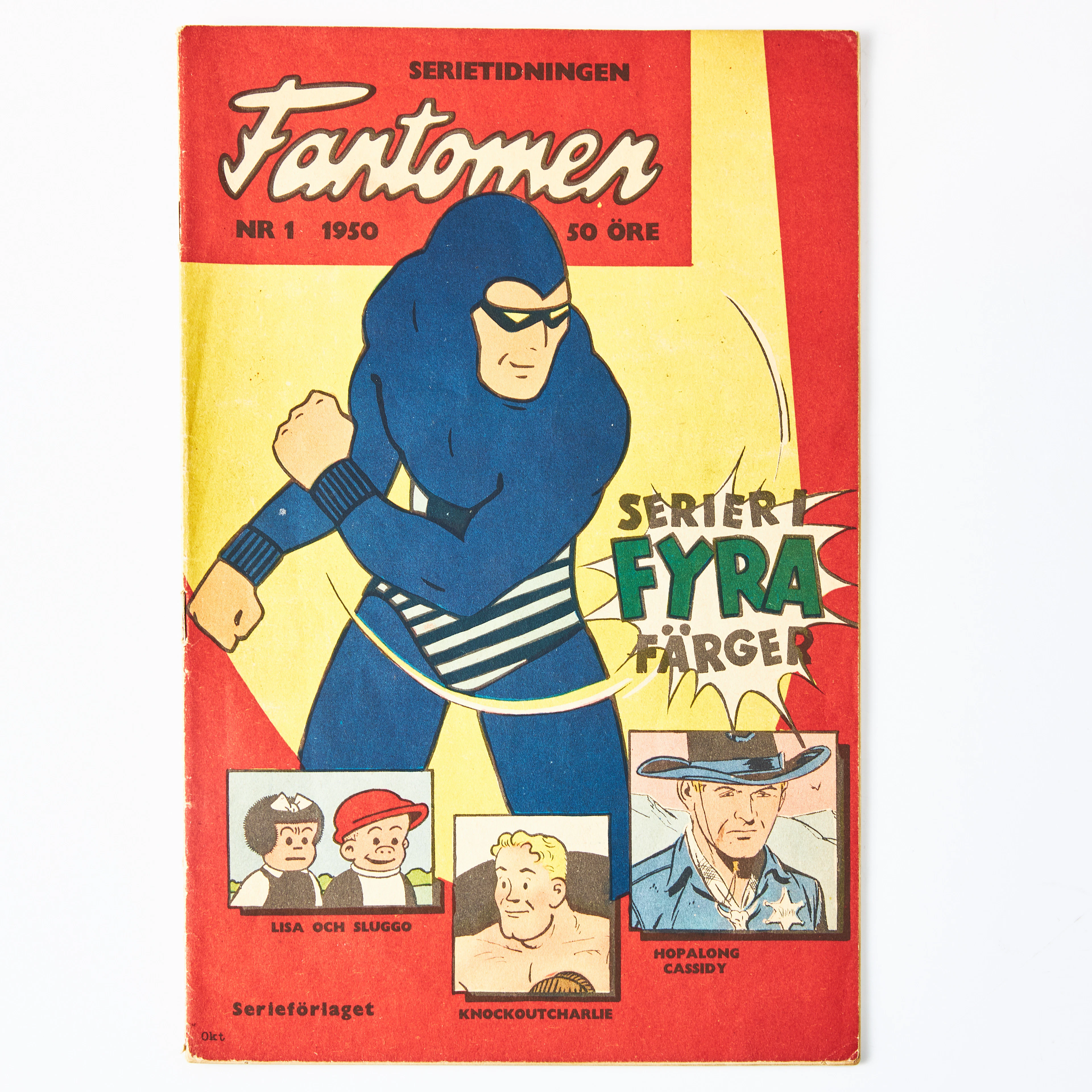 FANTOMEN, nr 1, 1950, serietidning.