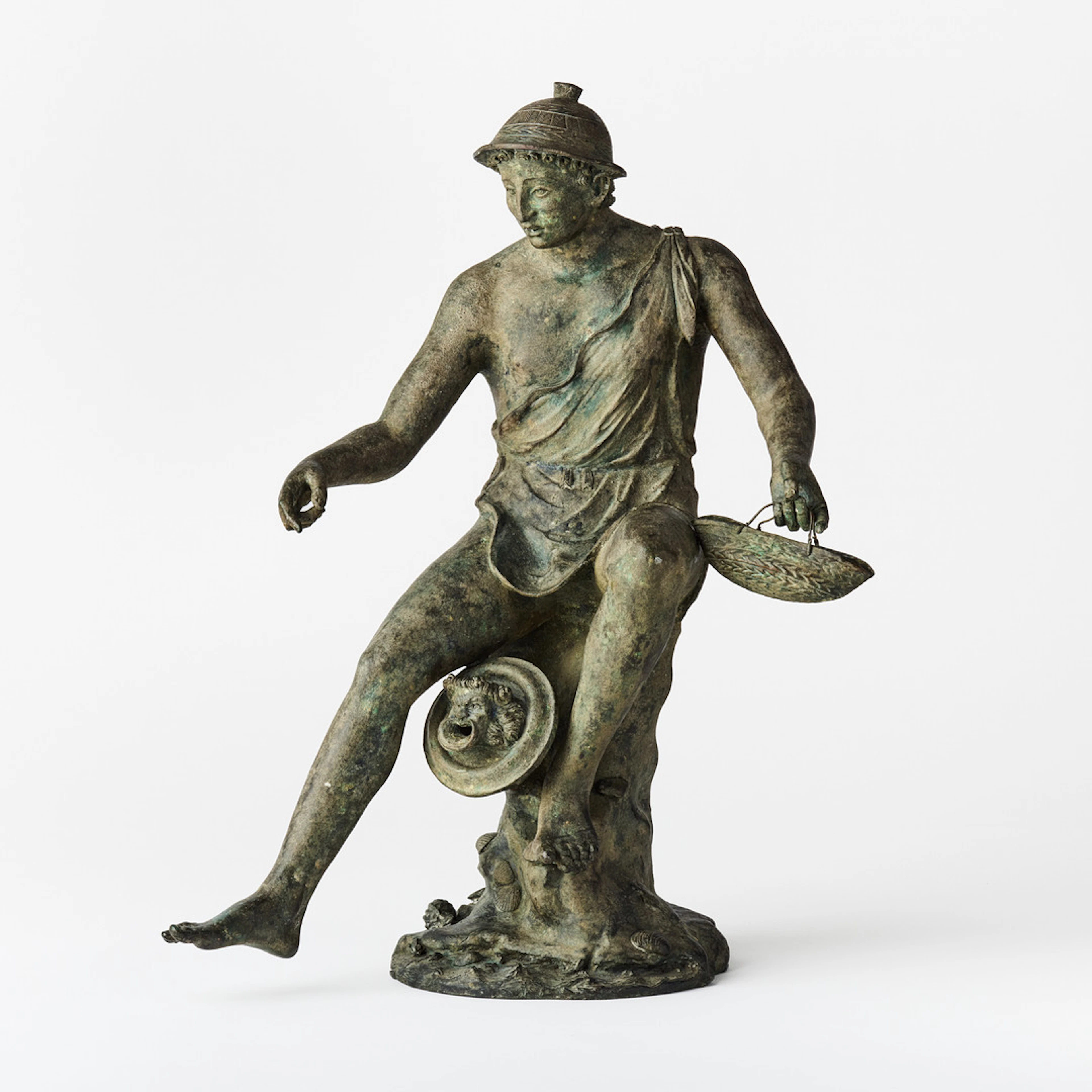 DEN NAPOLITANSKE FISKAREN, Italien 1800-talets slut, fontänskulptur