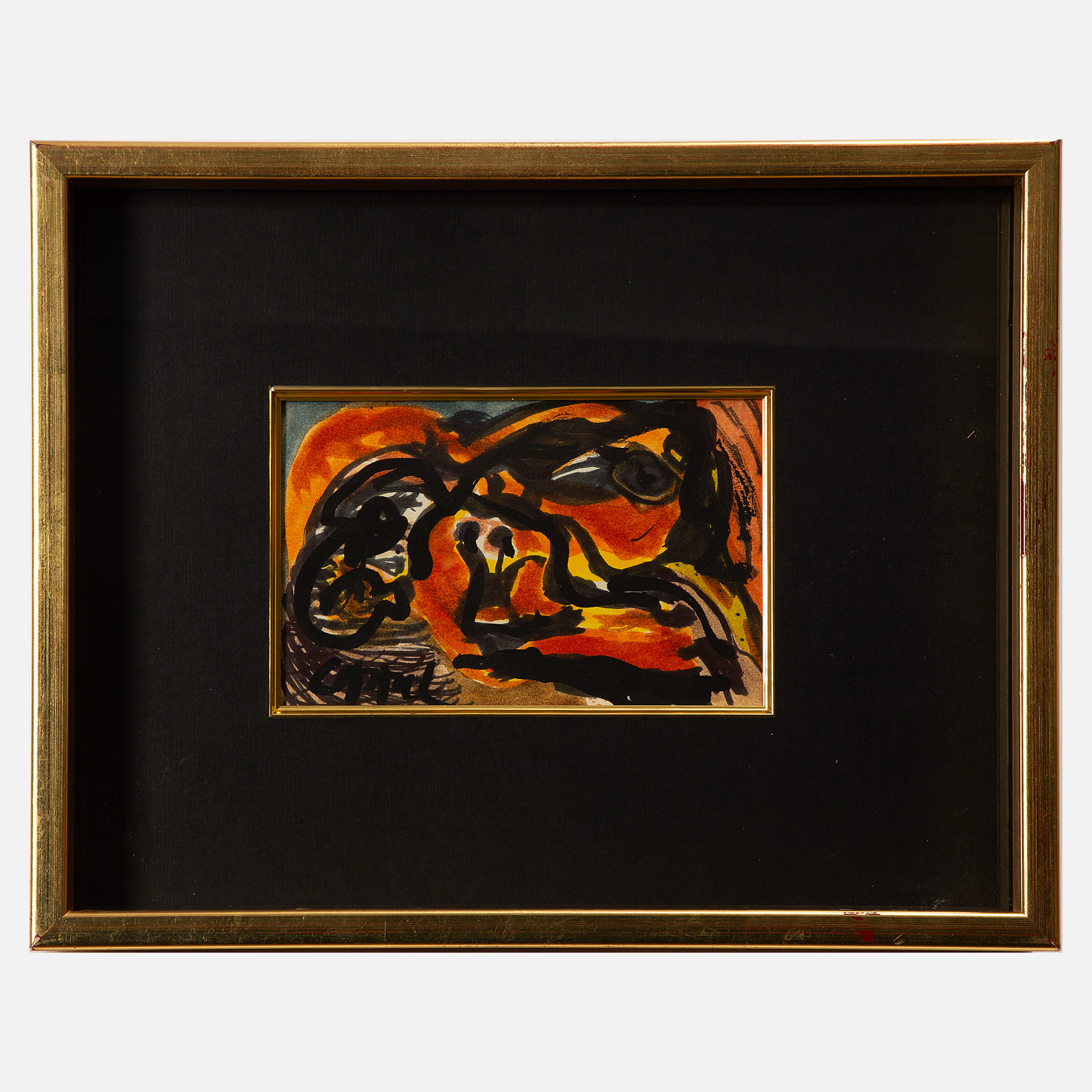 KAREL APPEL. Abstarkt komposition.
