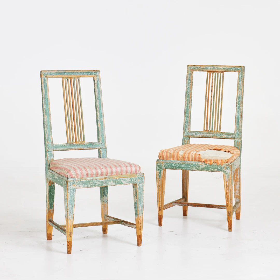 STOLAR, 1700/1800-tal, stoppad sits.