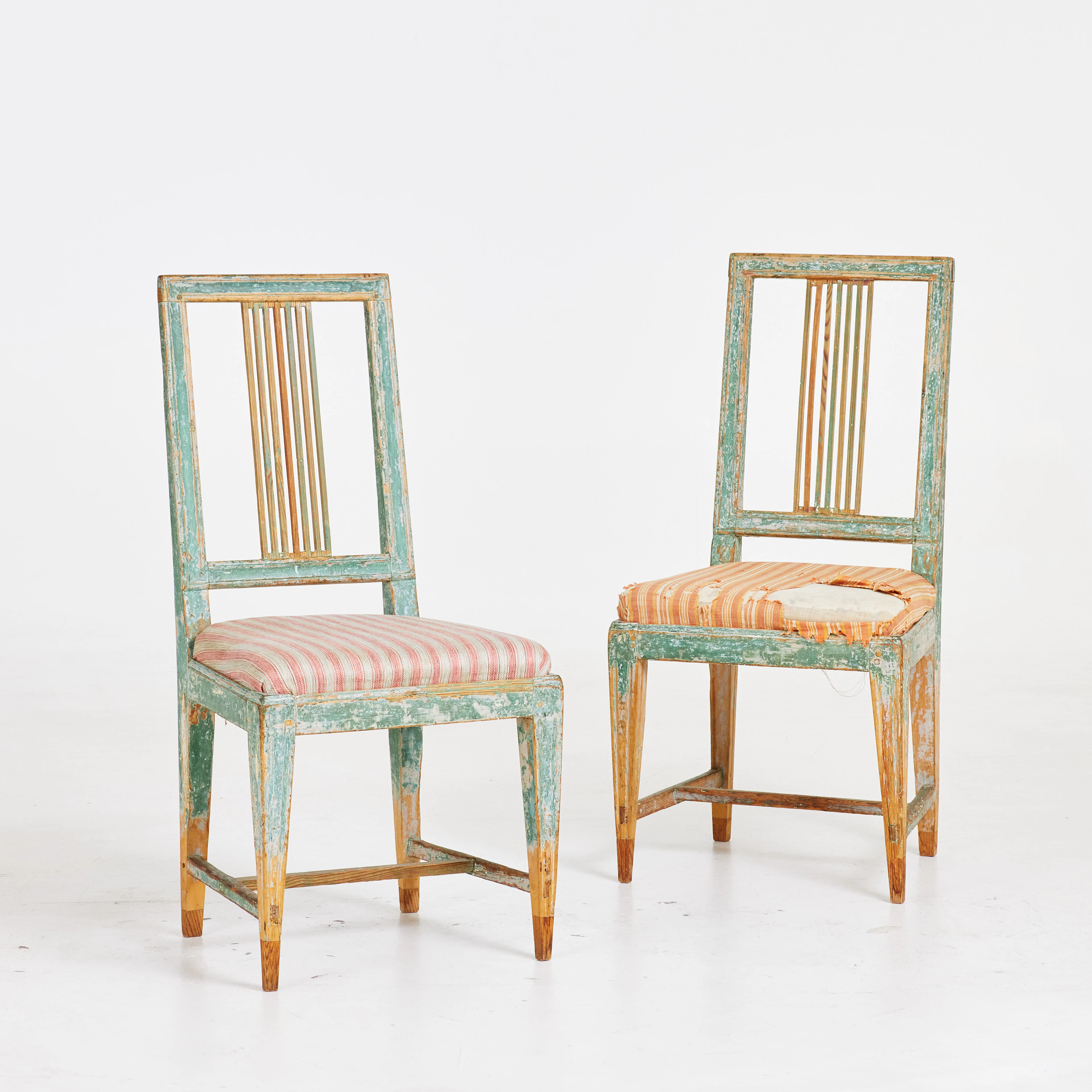 STOLAR, 1700/1800-tal, stoppad sits.