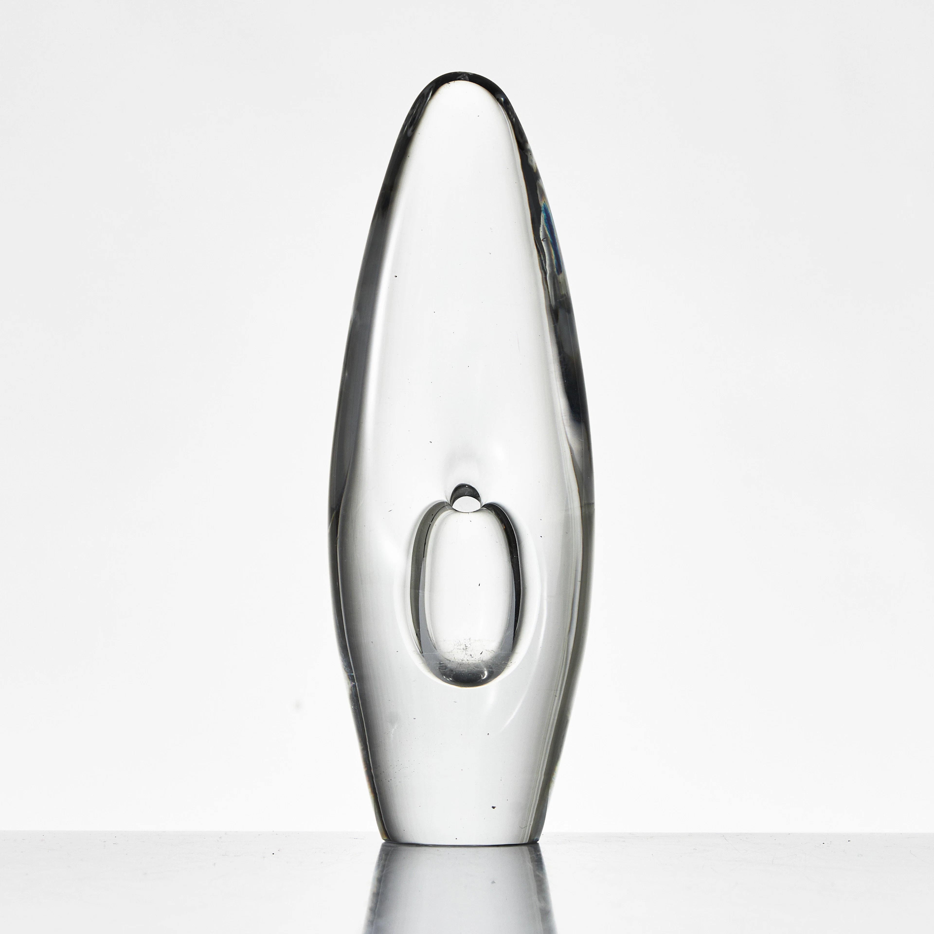 TIMO SARPANEVA. "Orkide", skulptur i glas, Iittala, Finland.