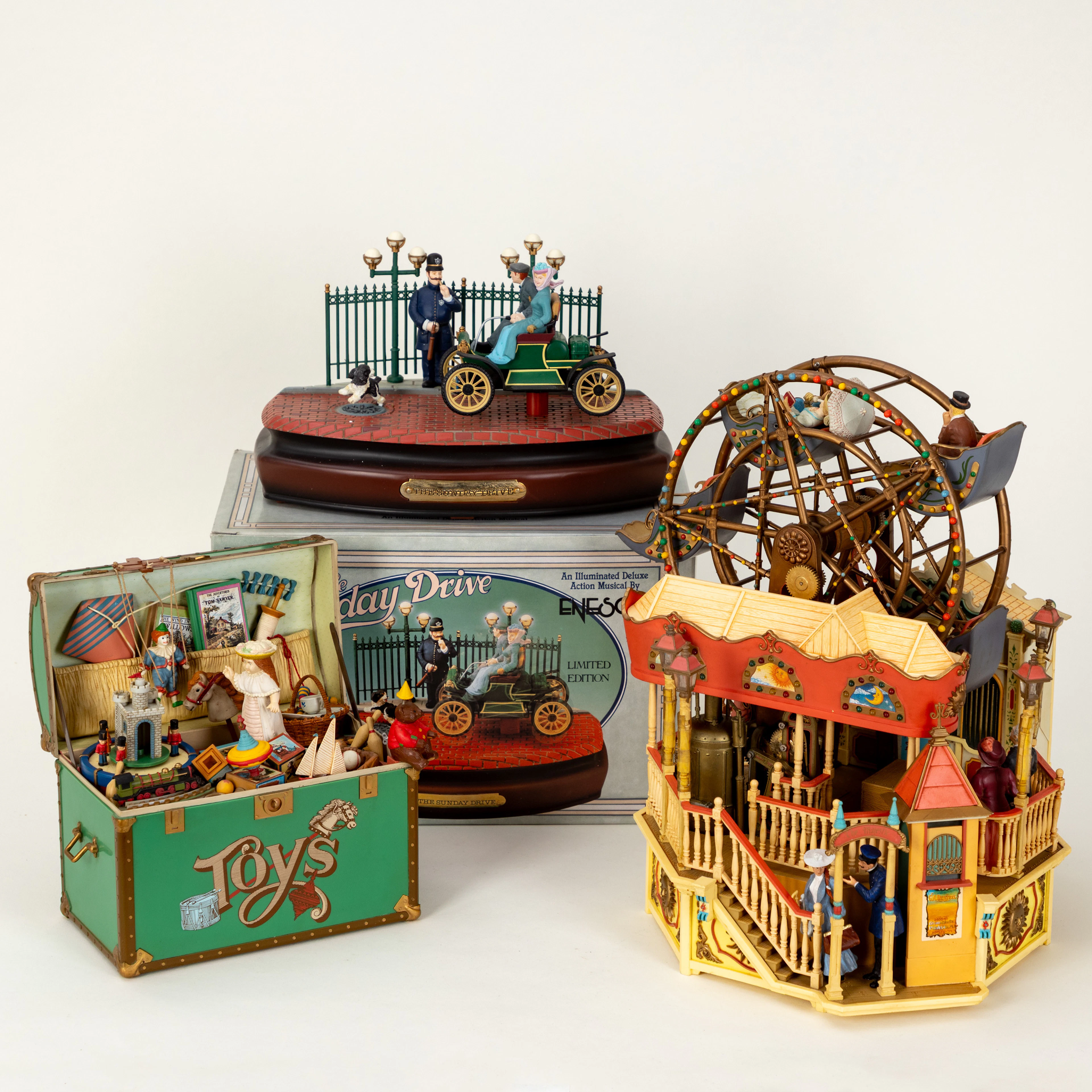 ENESCO, drei Spieluhren: The Sunday Drive, Toy Symphony und The Majestic