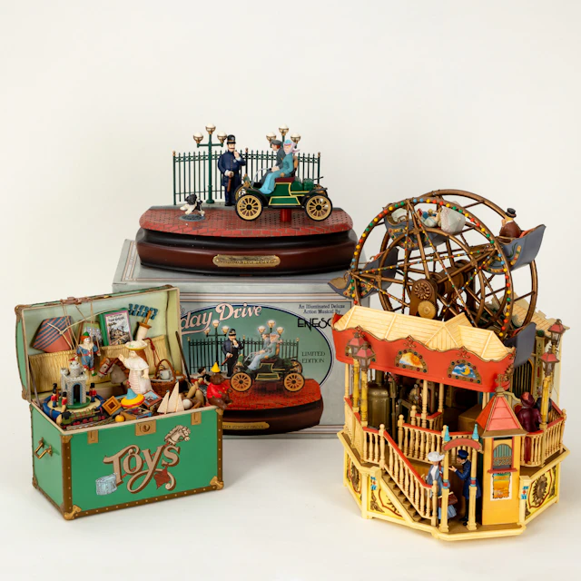 ENESCO, drei Spieluhren: The Sunday Drive, Toy Symphony und The Majestic