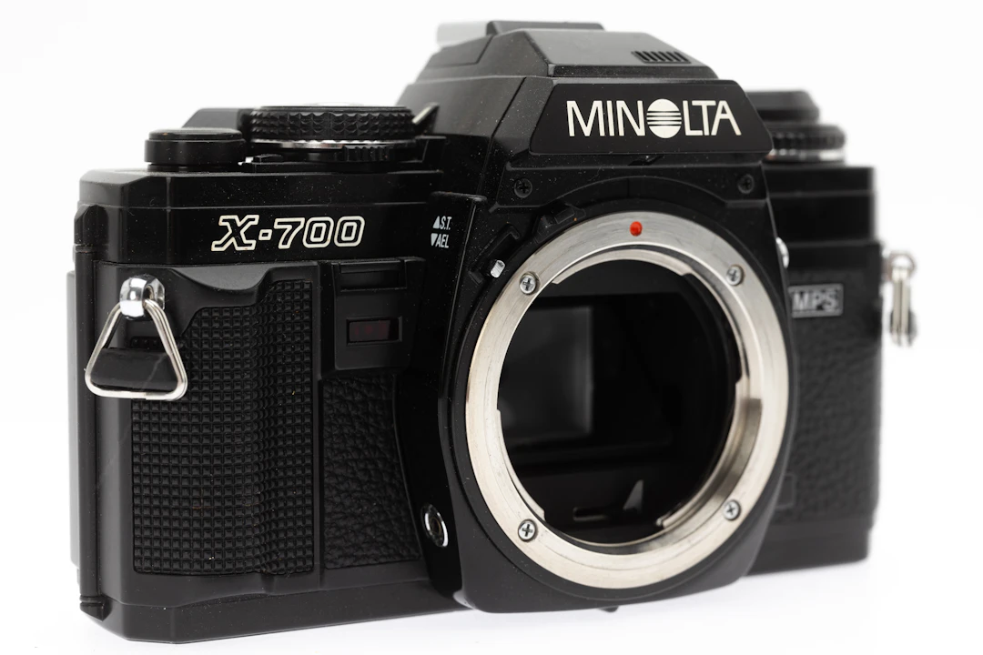 Minolta X-700, 35mm Spiegelreflexkamera ( SN 2869676 ).