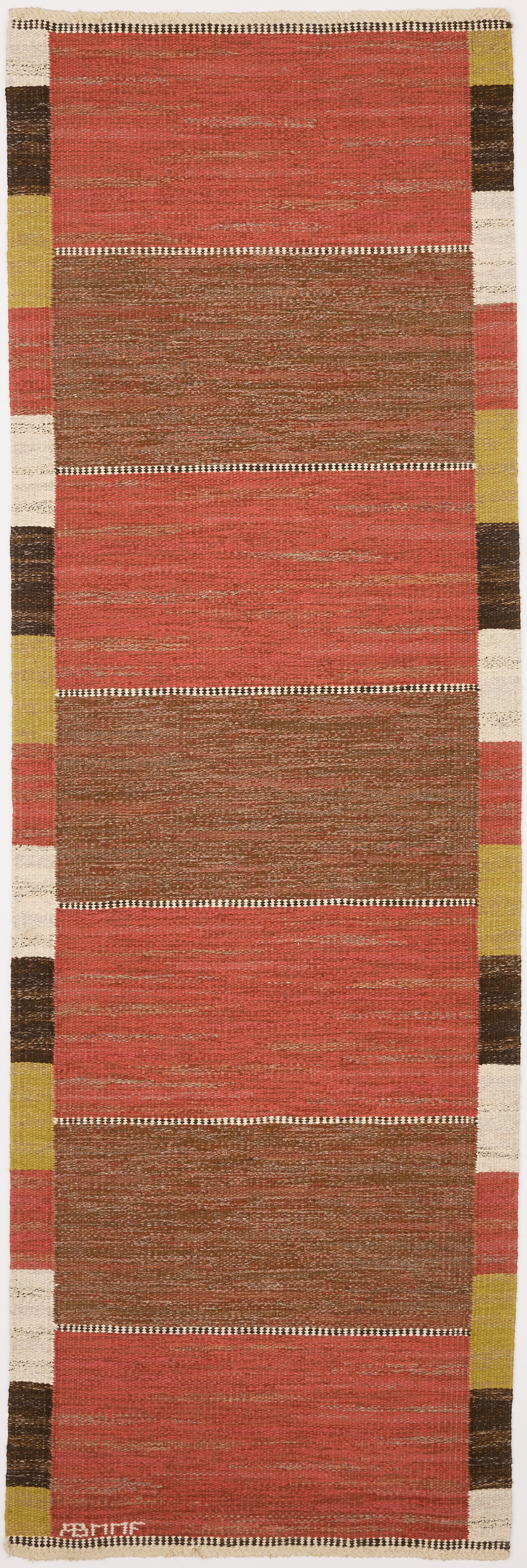 MÄRTA MÅÅS-FJETTERSTRÖM. "Malmstens gångmatta, röd", gallerimatta