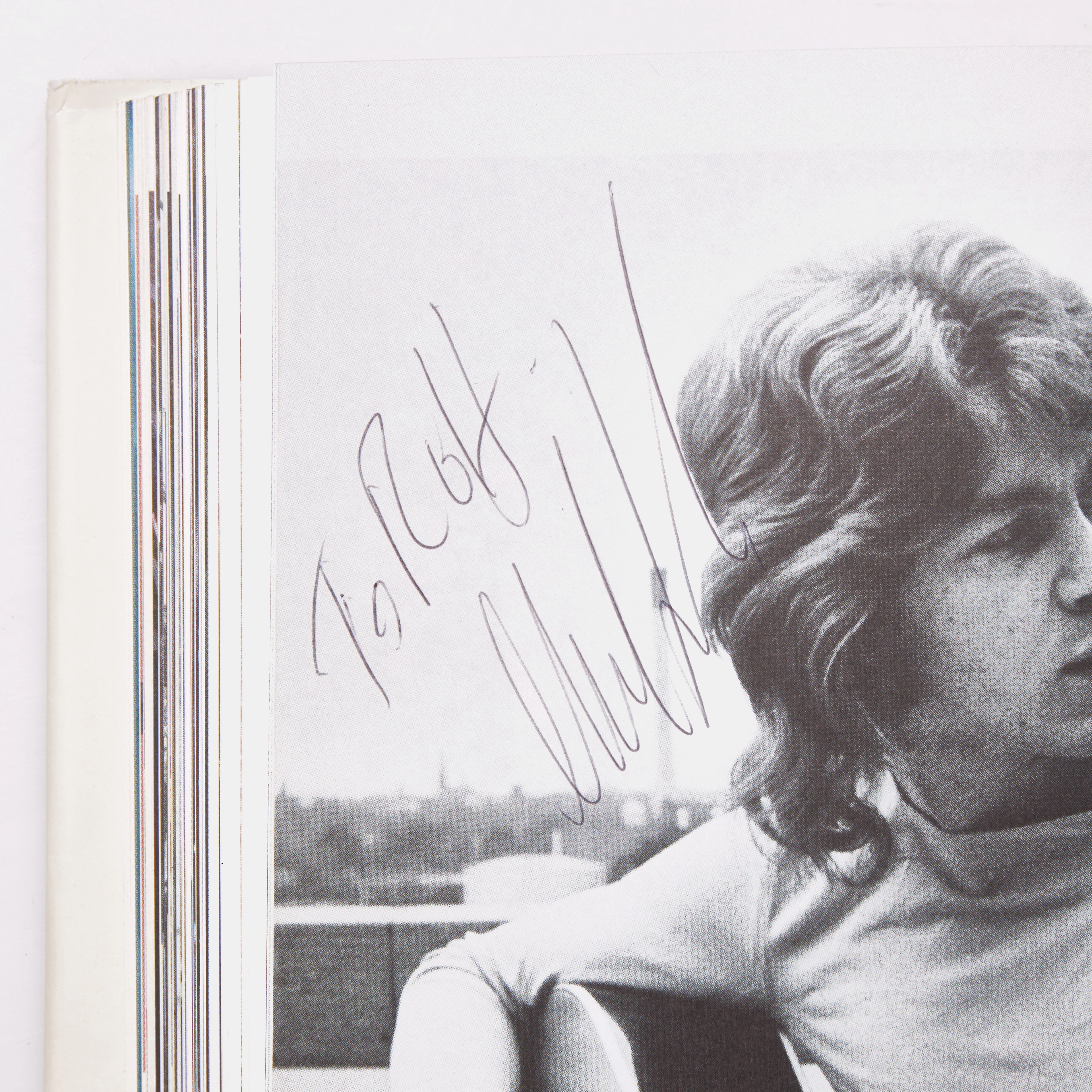 MICK TAYLOR (The Rolling Stones). Signerad bok "Rolling Stones i Sverige.