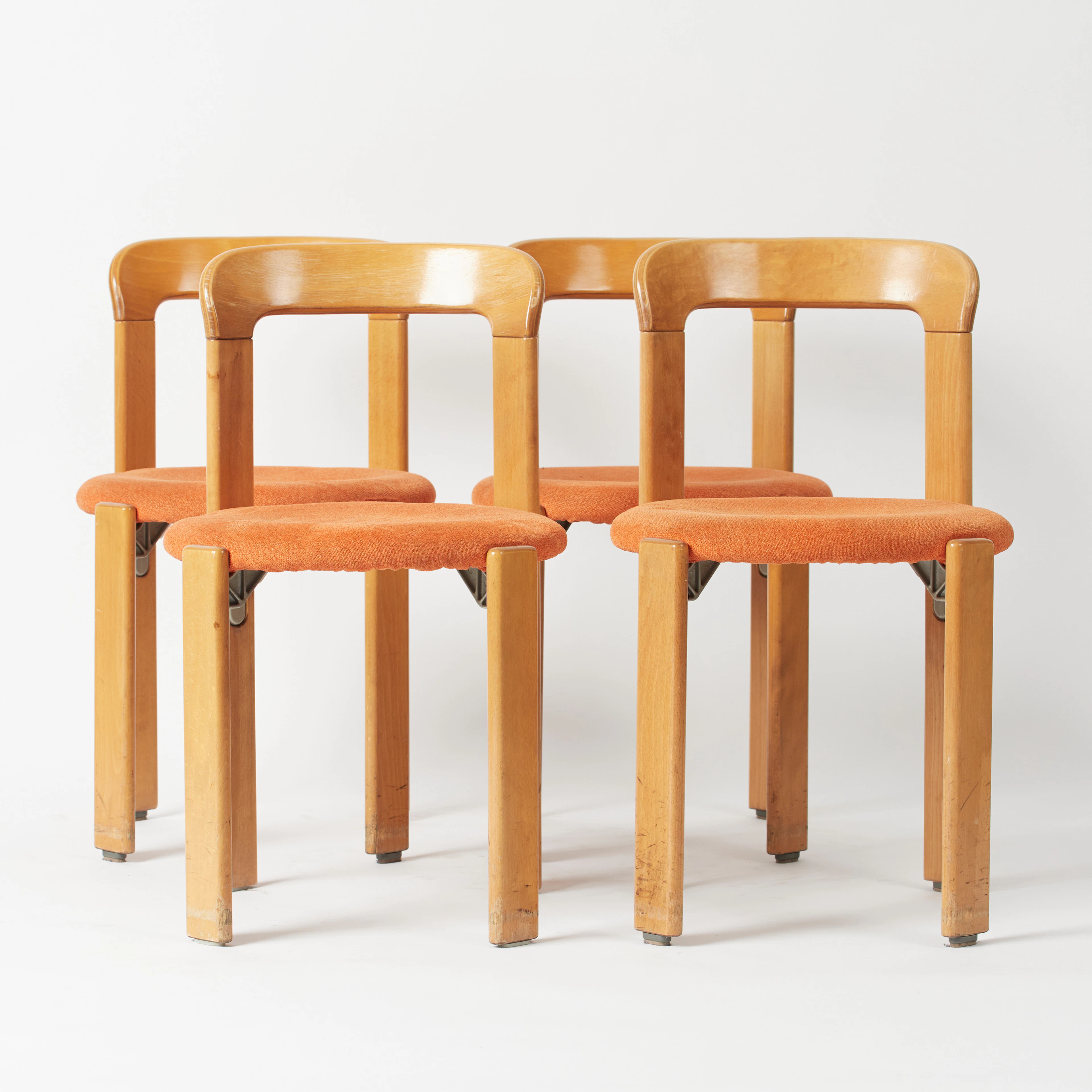 BRUNO REY. Kusch & Co. Set Stühle / Esszimmerstühle, Modell 'Rey Chair