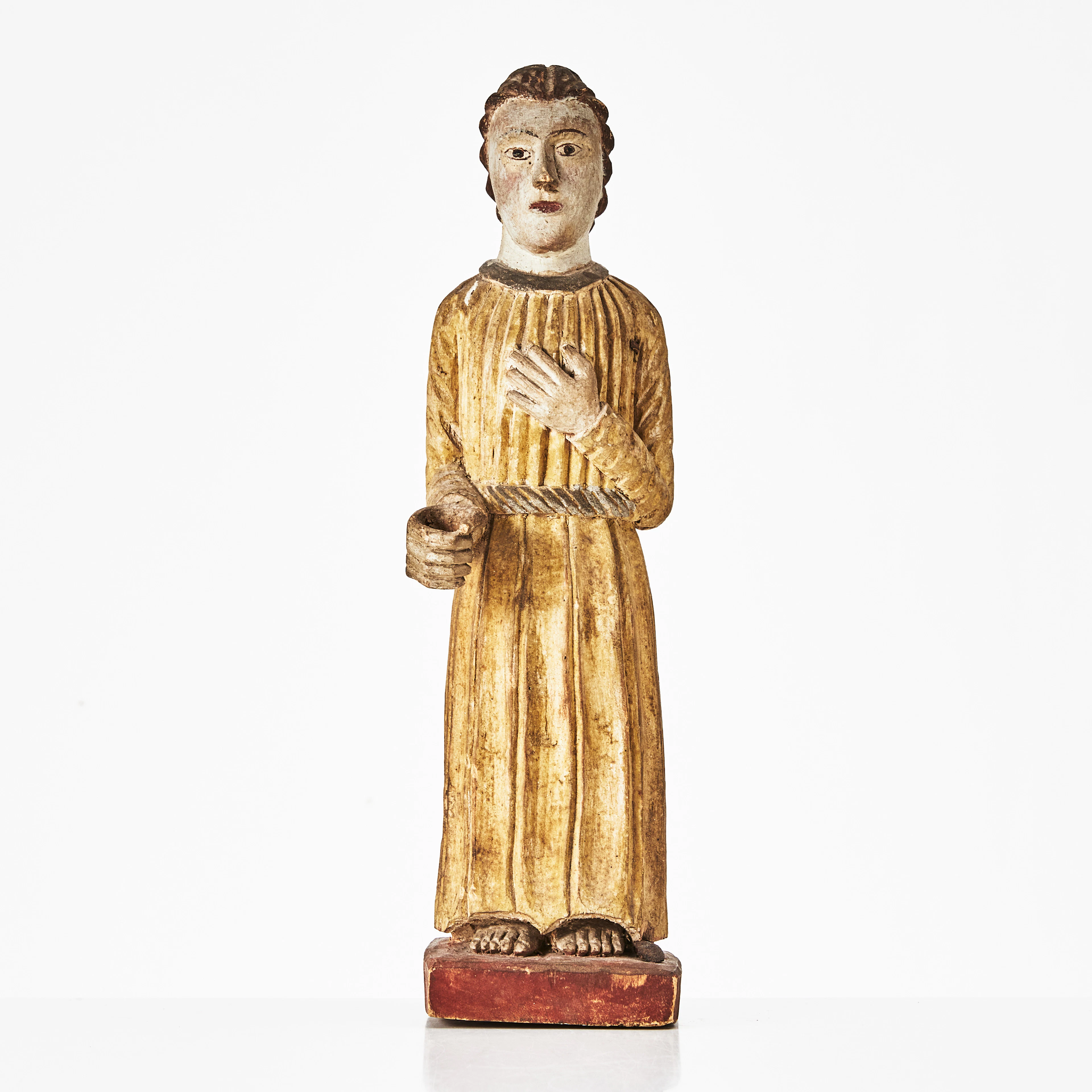 SAKRAL SKULPTUR, 1800-tal, träskuren, troligtvis Lettland.