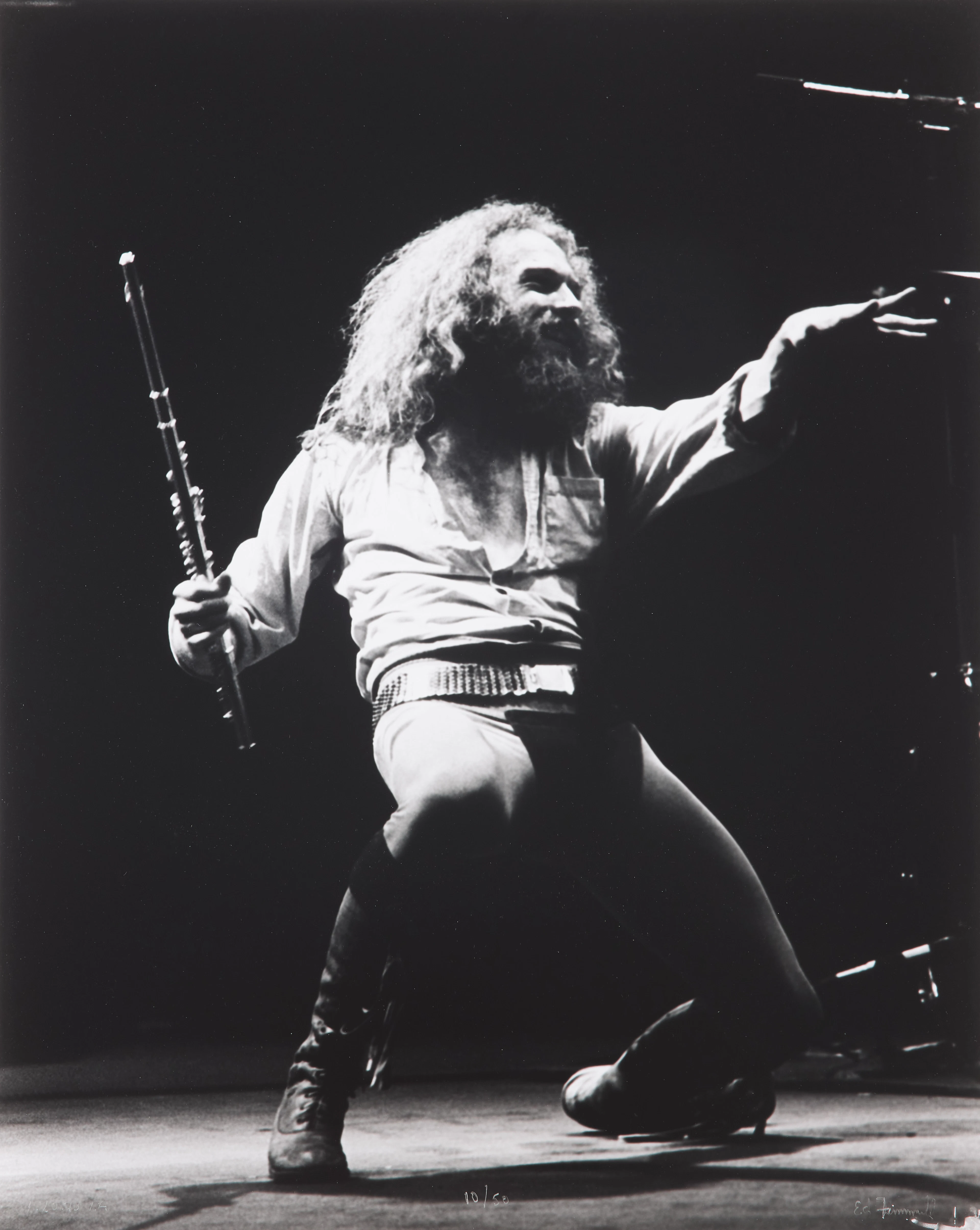 ED FINNELL. Ian Anderson, Jethro Tull, "A Passion Play Tour", Los