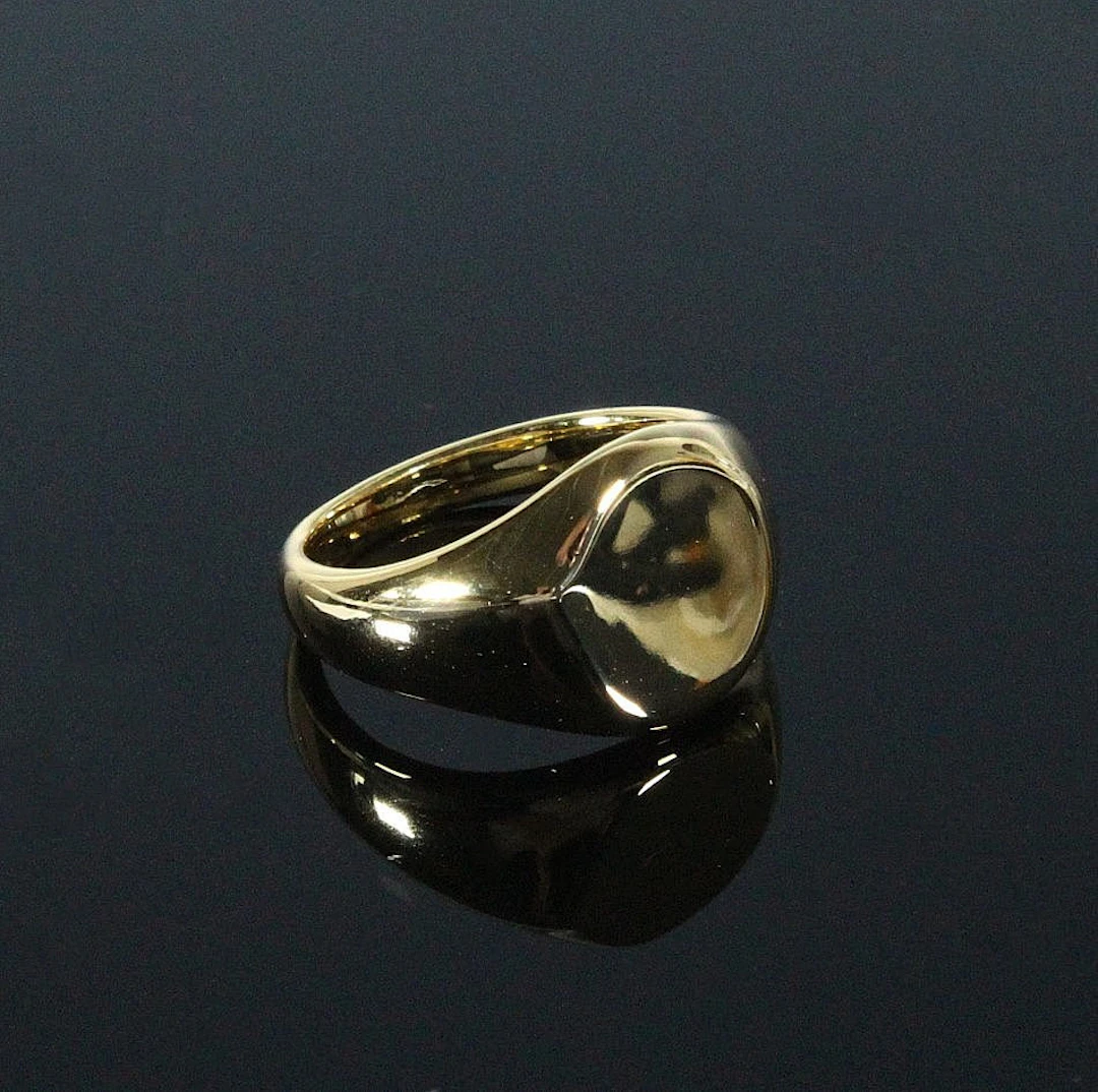 MERALIN JEWELRY. Statement-Ring aus 925/-Sterlingsilber, Größe 50, vergoldet.