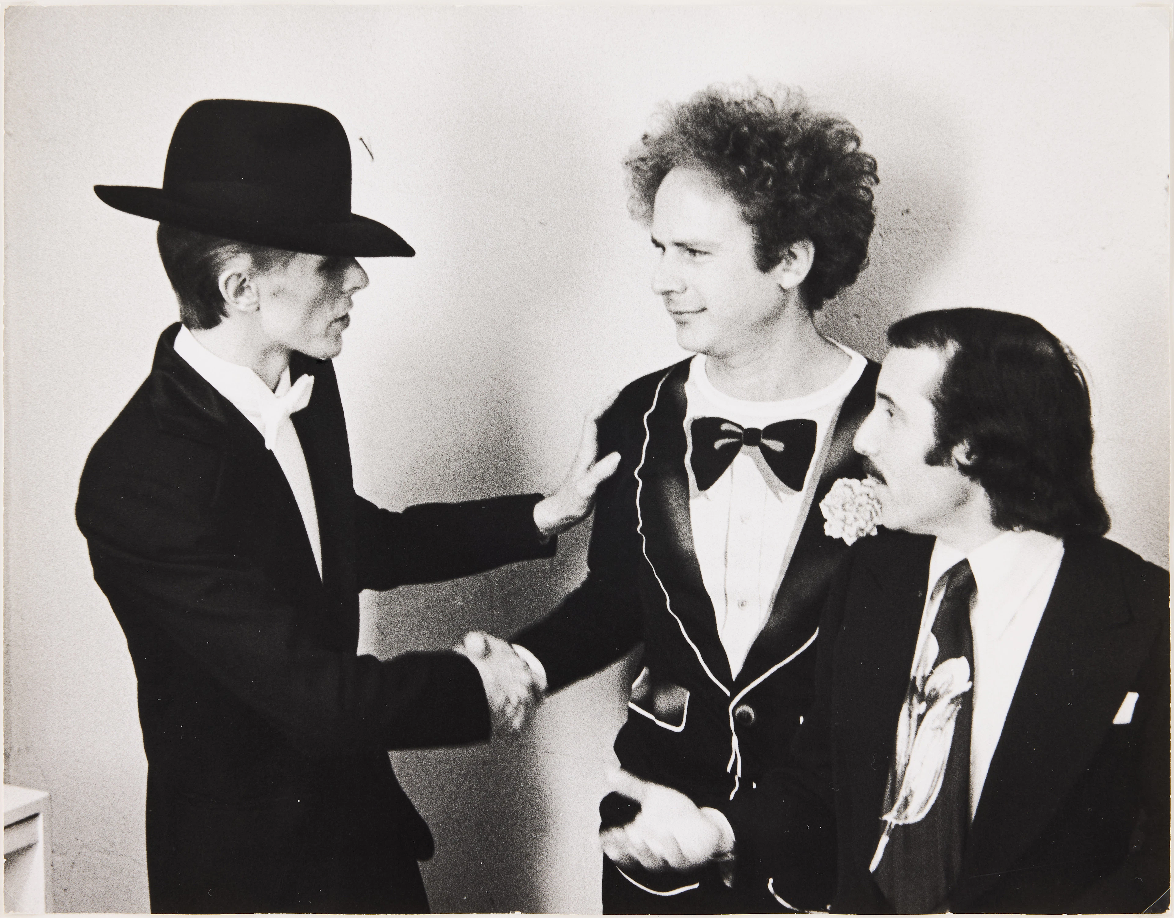 RON GALELLA. David Bowie, Art Garfunkel and Paul Simon, 17th Annual