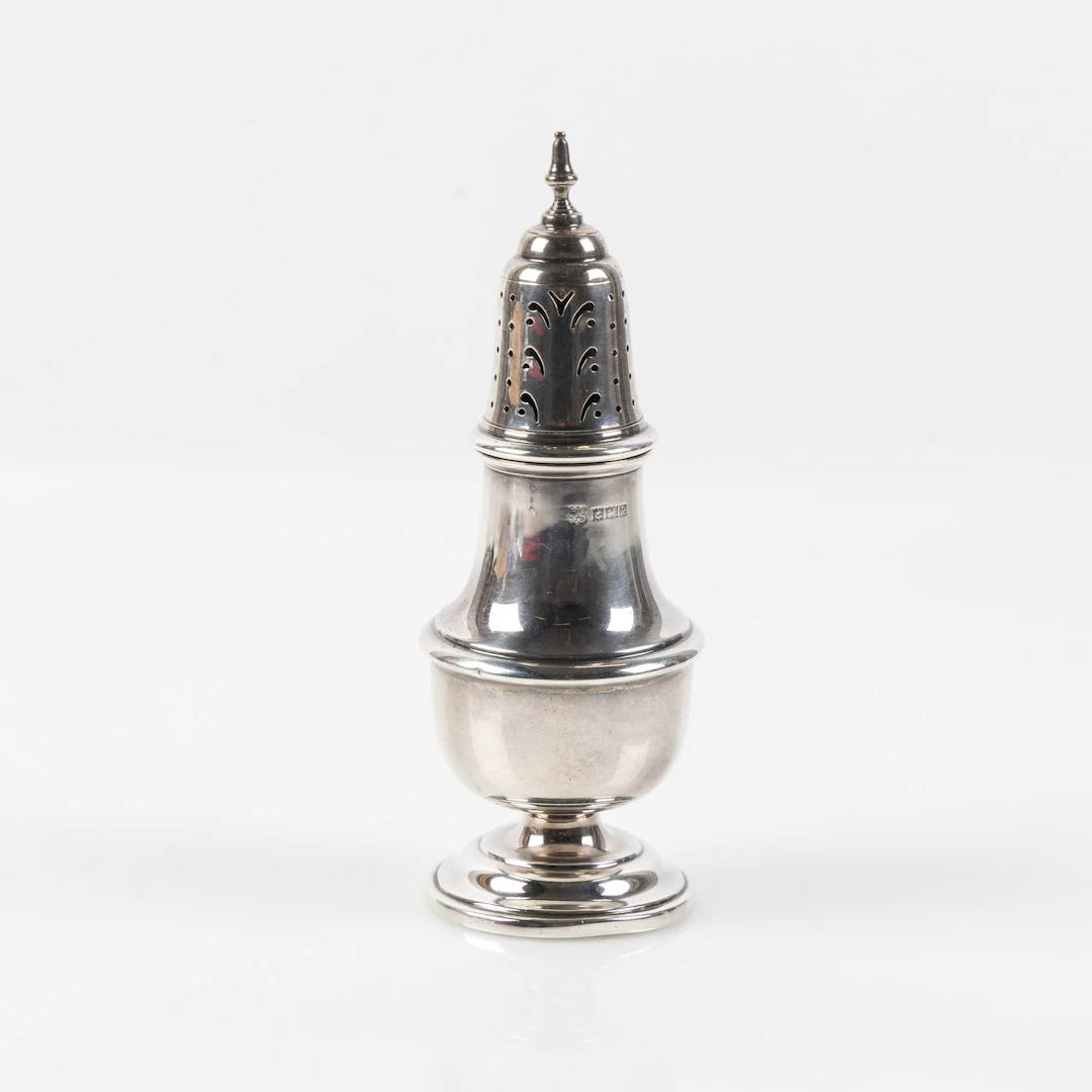 SOCKERSTRÖARE, sterlingsilver, Barker Ellis Silver Co, Birmingham 1966.