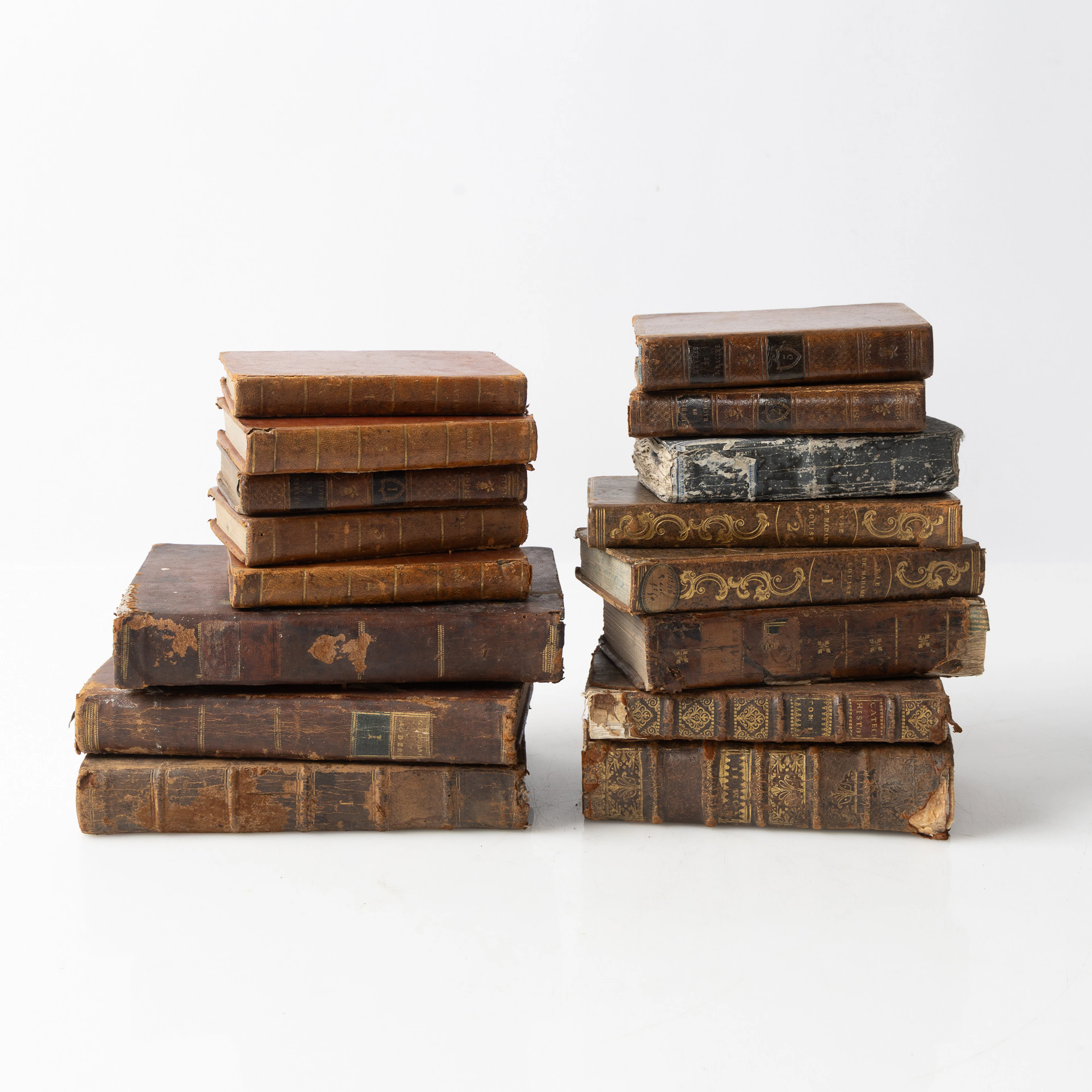BÖCKER, 16 stycken, 17/1800-tal, bl a Poems Dramatiques, Géographie