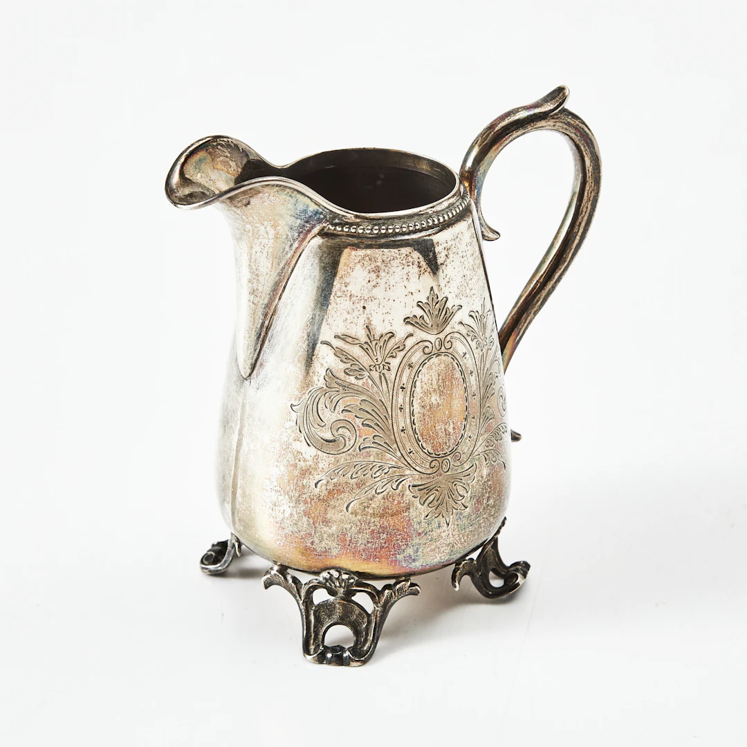 GRÄDDKANNA, Silver, Stockholm, 1884.