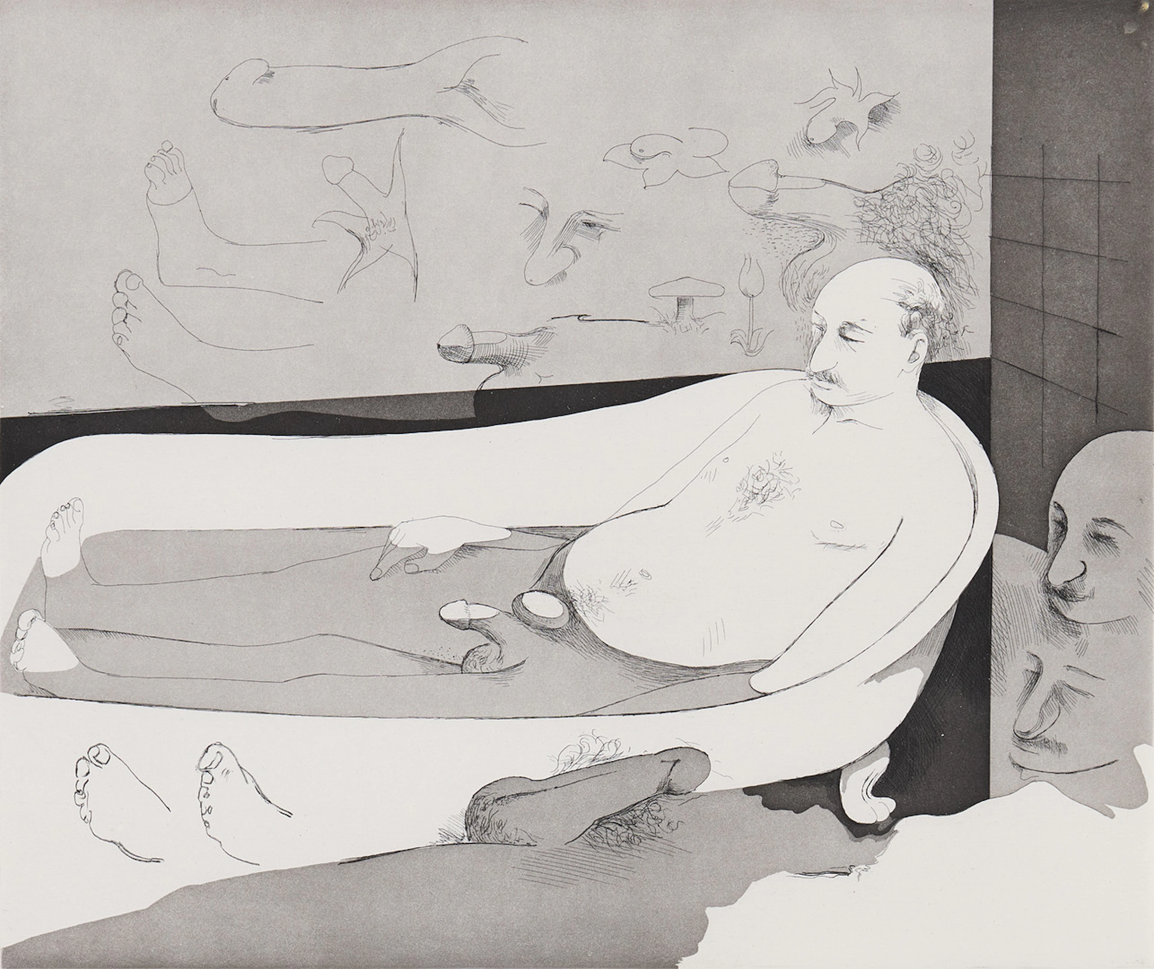 RICHARD HAMILTON. ''A Lanquid Floating Flower''.