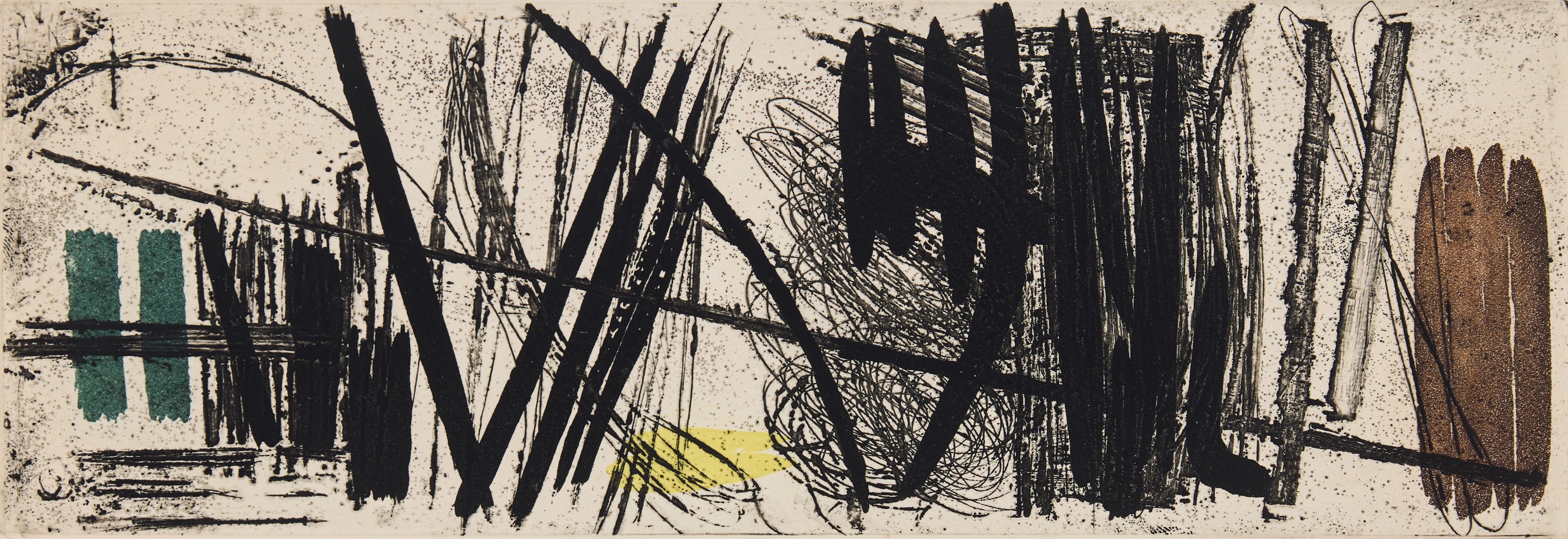 HANS HARTUNG. "Gravure 3".