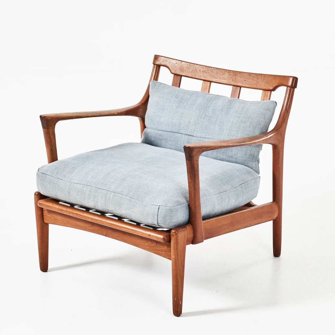 BERTIL FRIDHAGEN. Fåtölj, "Cuba", teak.