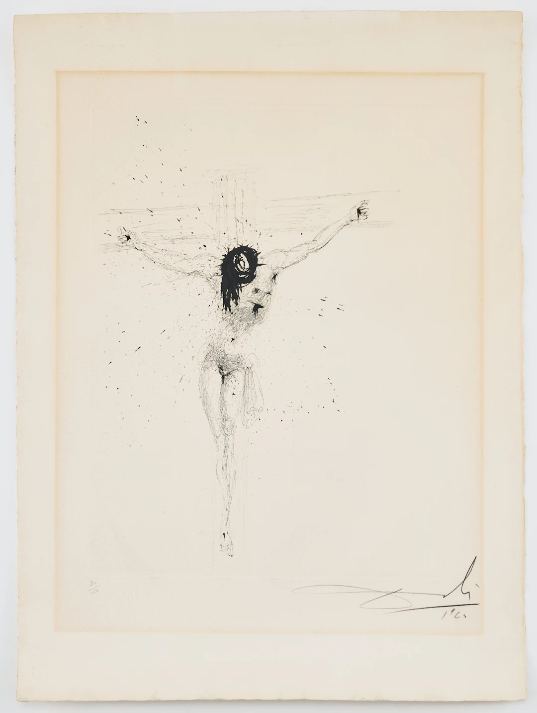 SALVADOR DALÍ. "Christ".