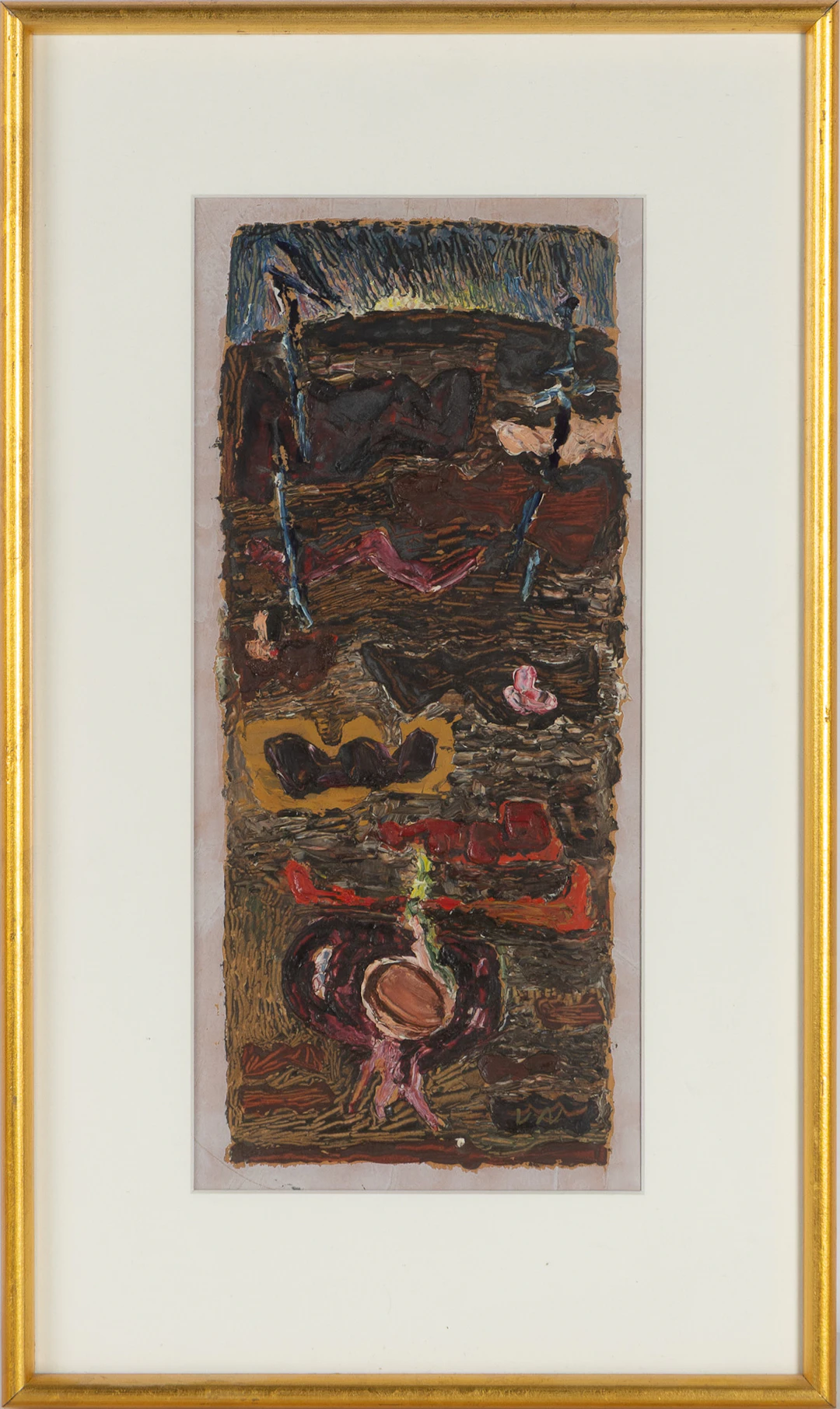 VERA NILSSON. (Jönköping 1888-1979 Stockholm). Komposition.