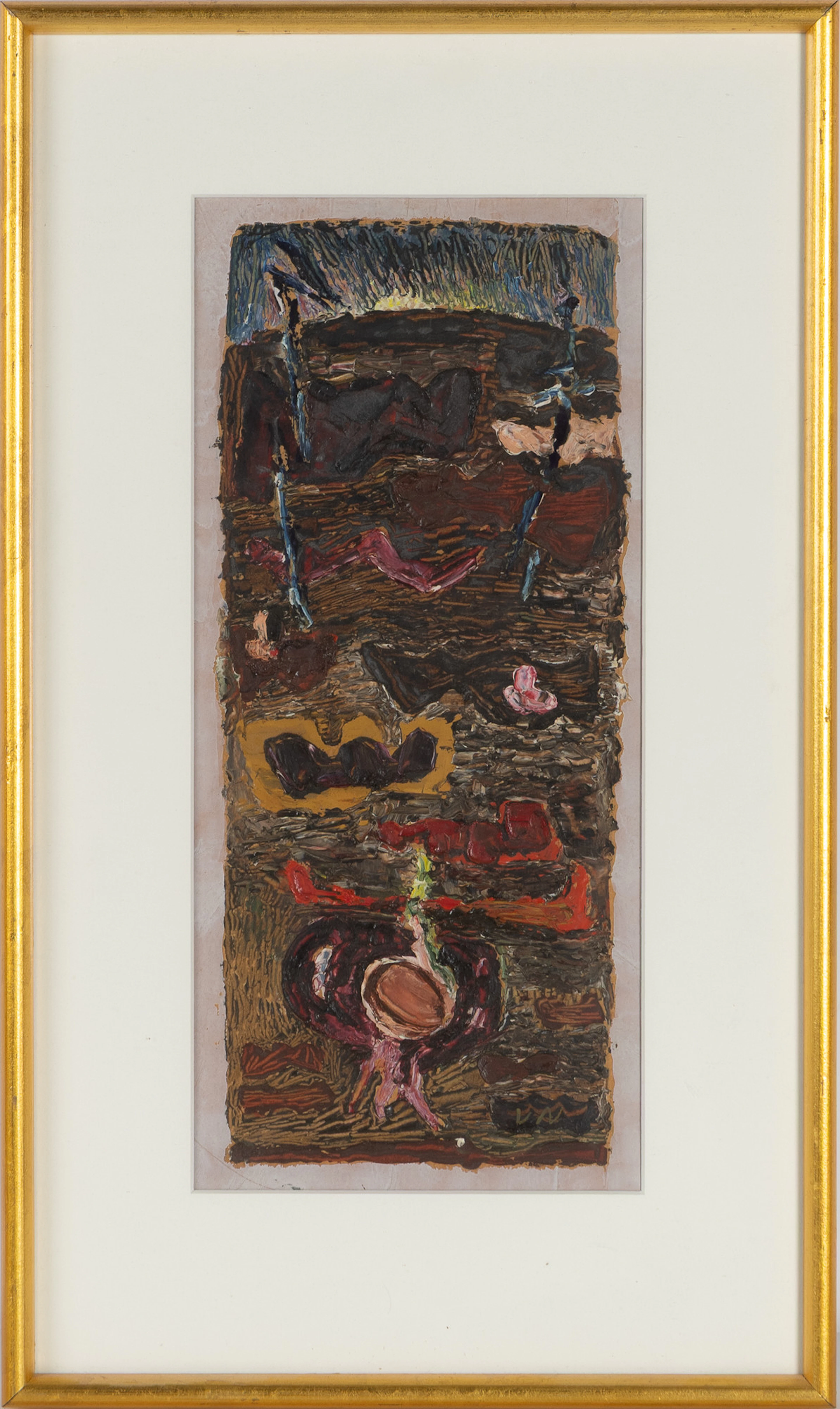 VERA NILSSON. (Jönköping 1888-1979 Stockholm). Komposition.