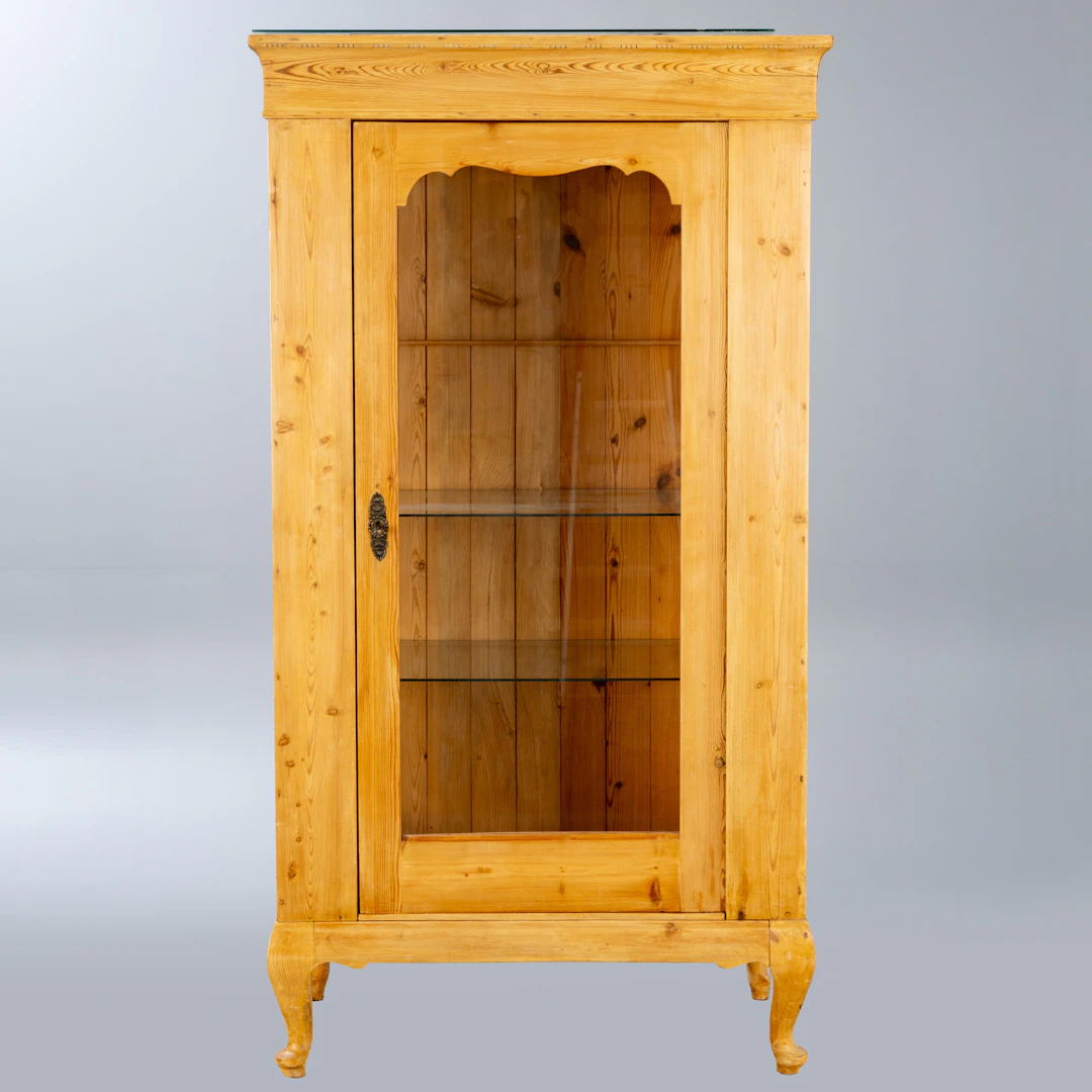 Vitrine, Nadelholz, Deutschland, 1920er/30er Jahre.