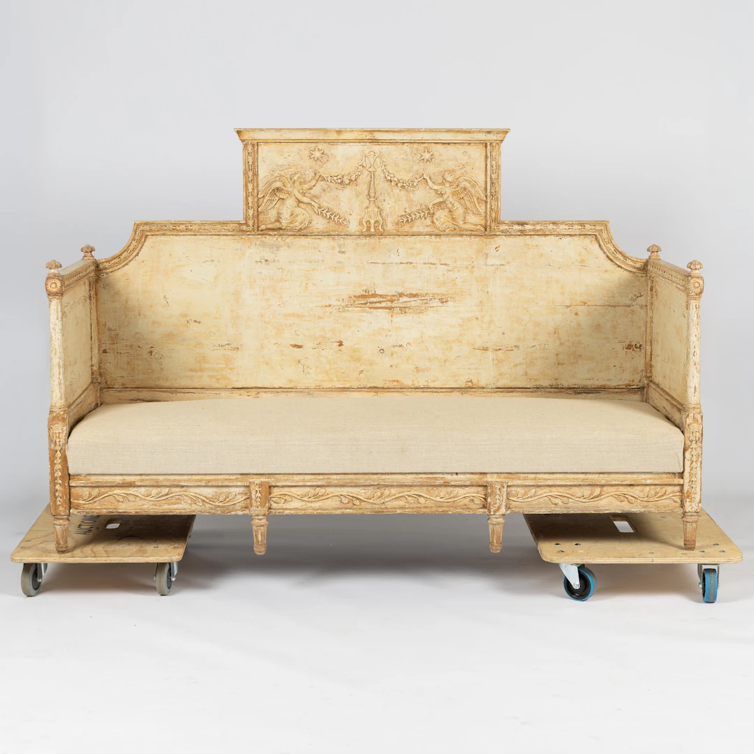 SALONGSSOFFA, gustaviansk, ca 1800.