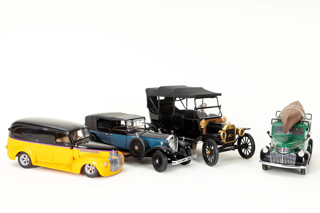 Vier Modellautos / Oldtimer: u.a. Franklin Mint (4).