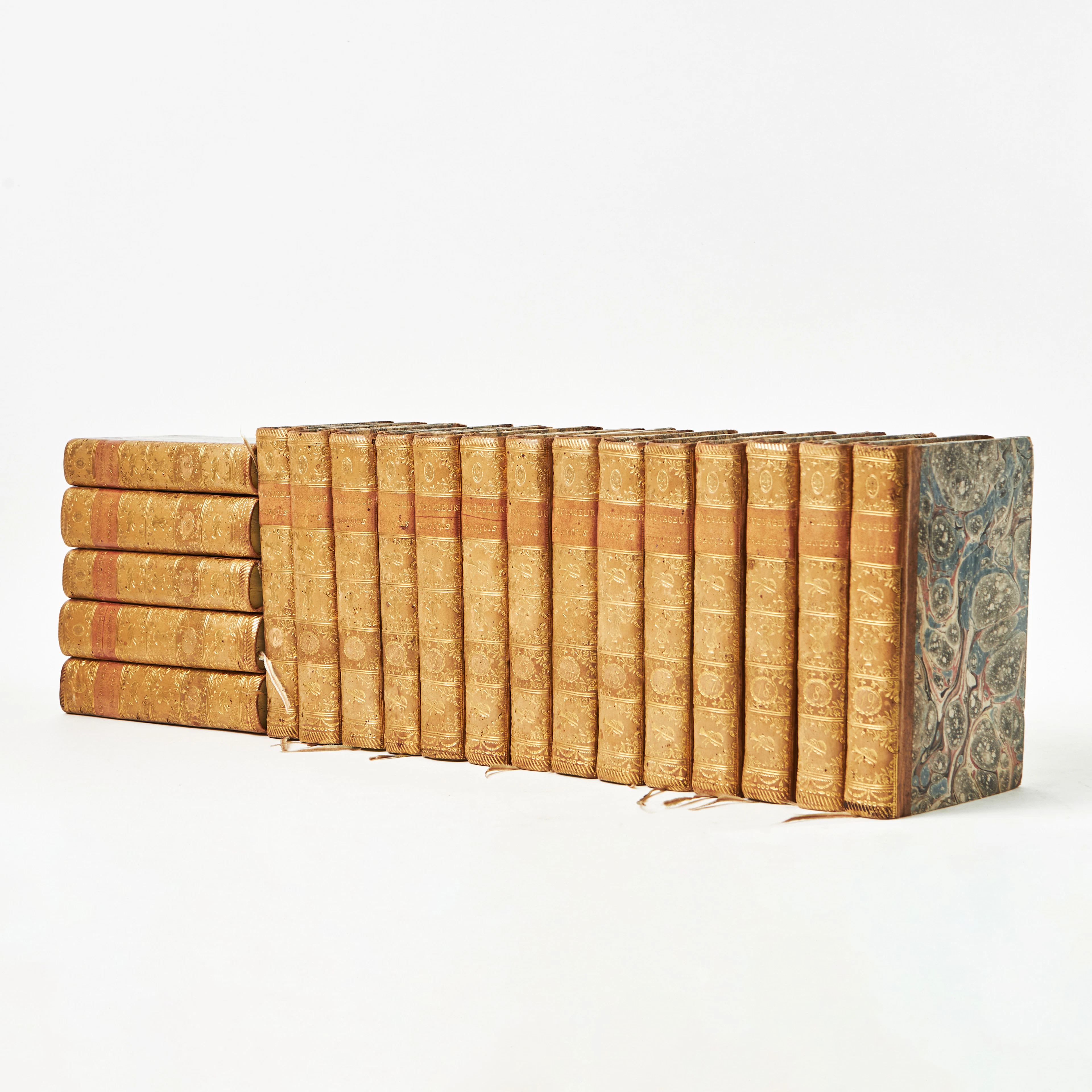 LA PORTE, LE VOYAGEUR FRANCOIS, 1772, 19 volymer.