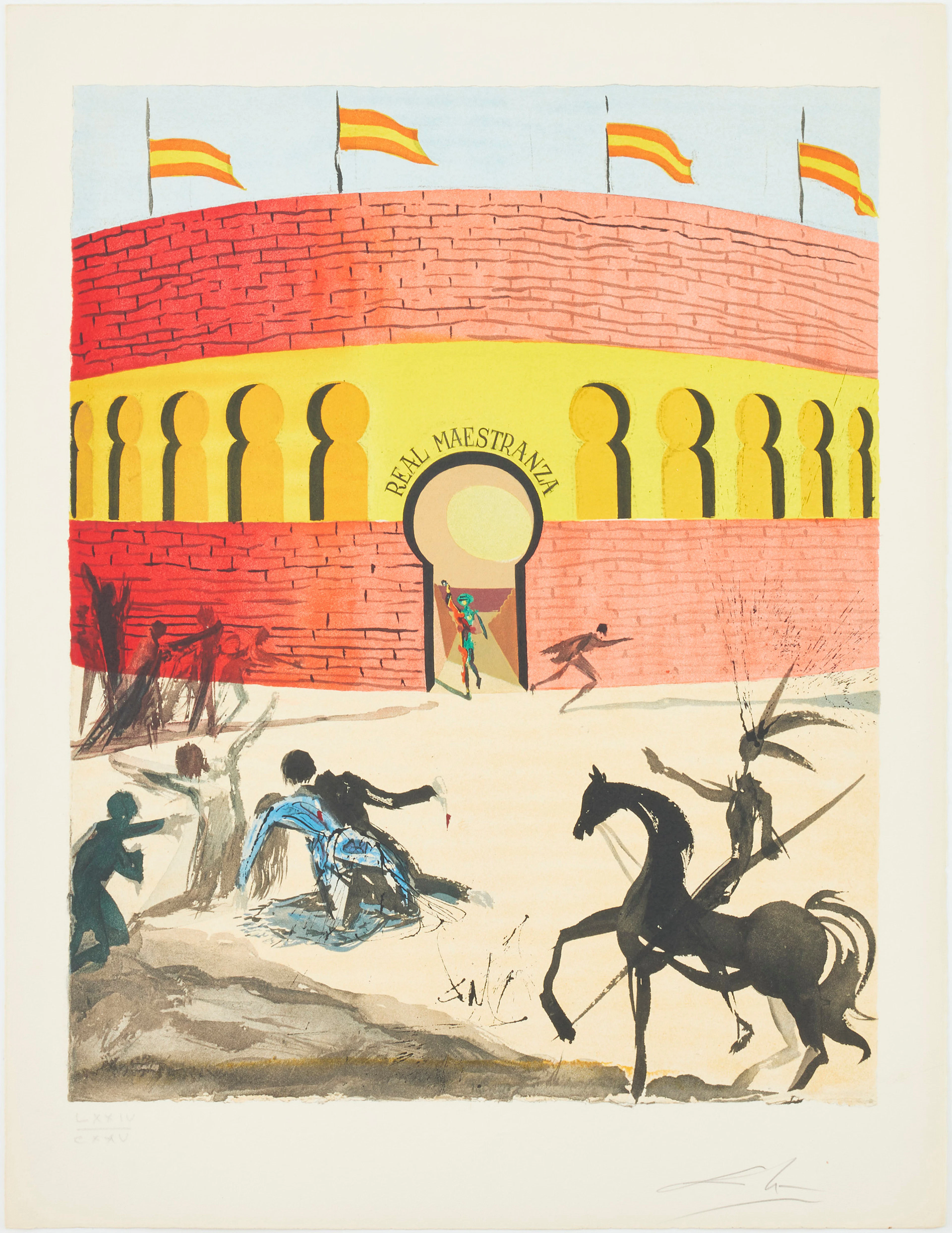 SALVADOR DALÍ. "Carmen".