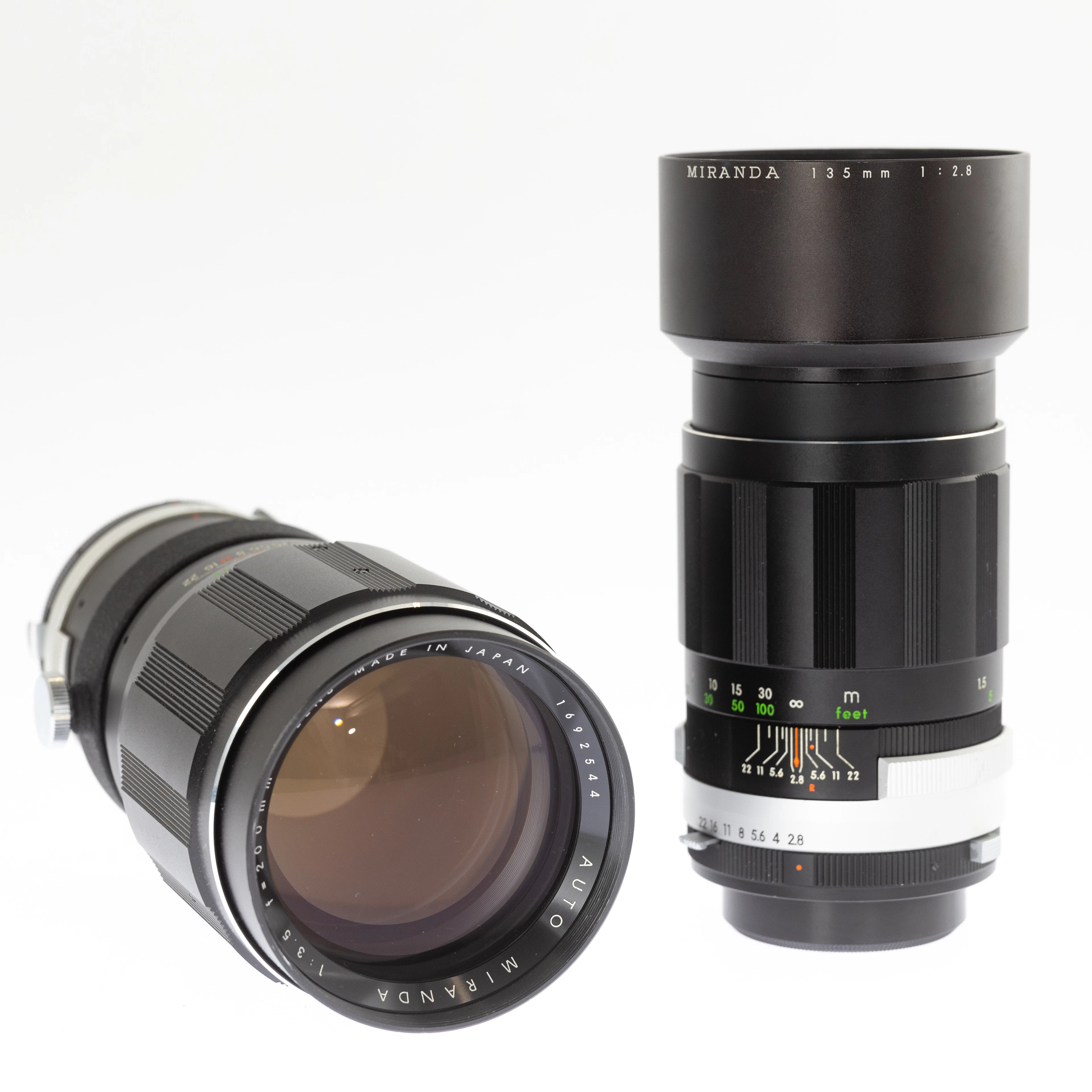 Miranda Auto Miranda 1:2,8 / 135mm ( SN 5451109 ) und Auto Miranda