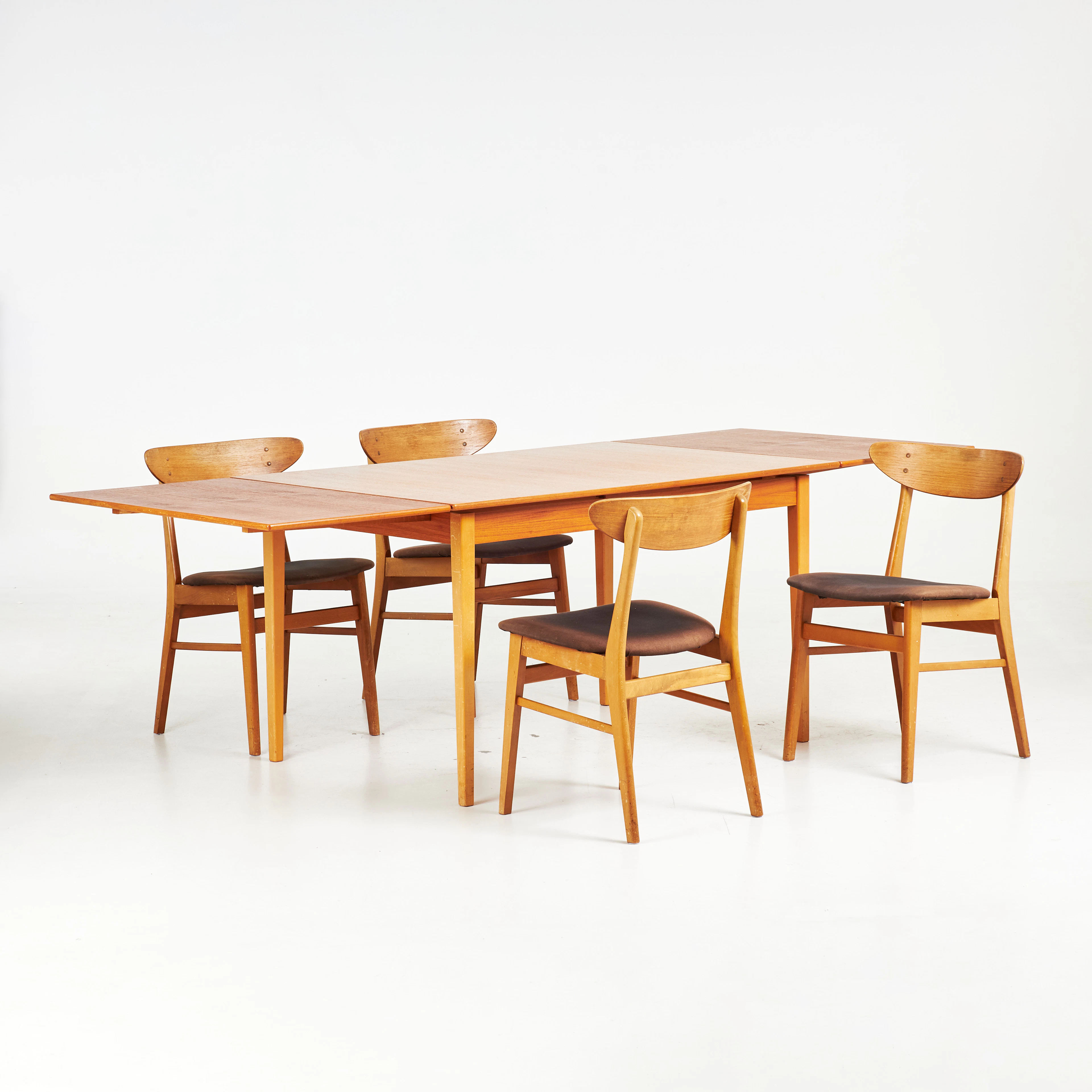 MATGRUPP, bord samt 4 solar, modell "Monaco", för IKEA, 1960-tal.
